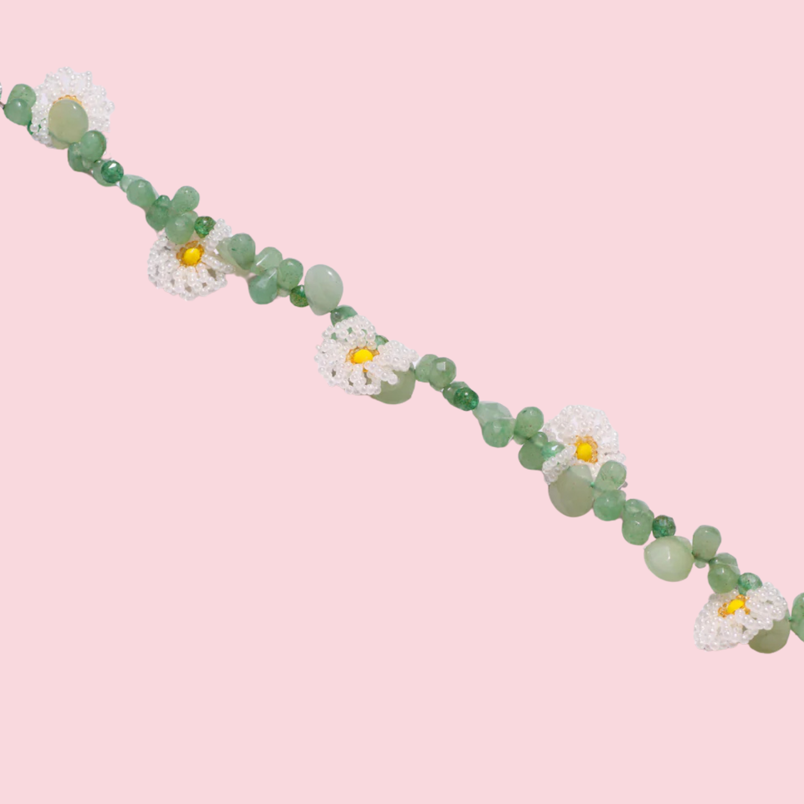 Daisy Gemstone Wristlet