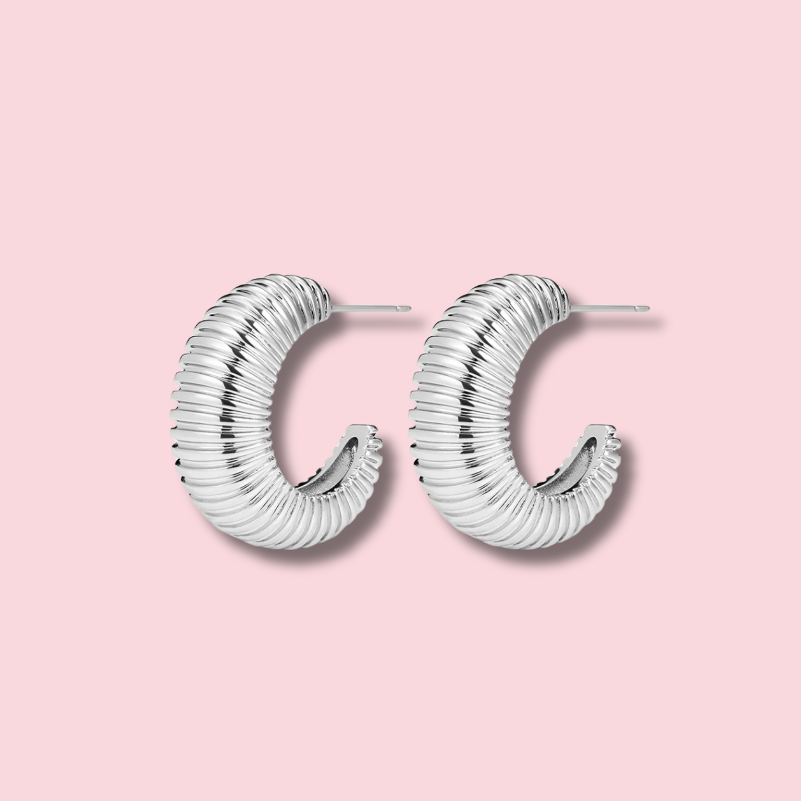 The XL Georgia Ridged Hoops