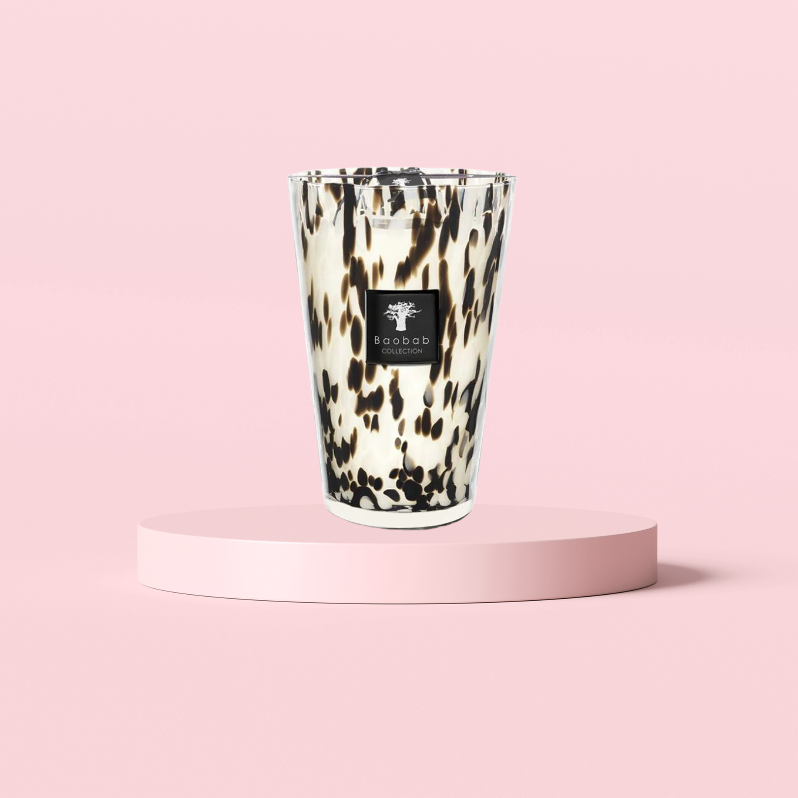 Scented Candle Pearls Black