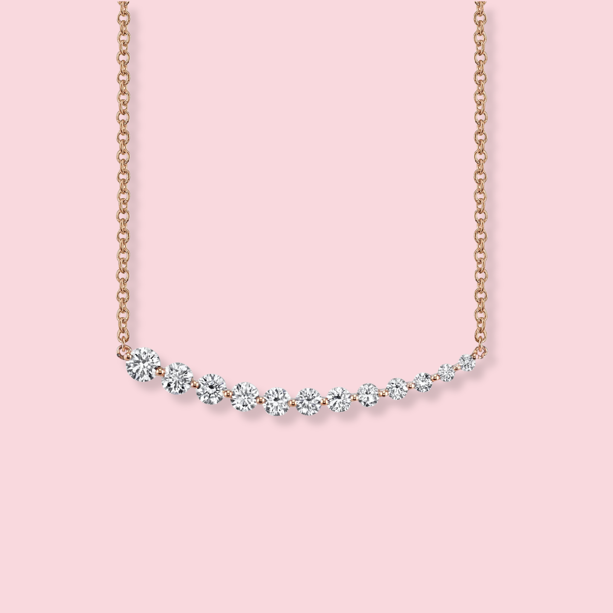Graduated Diamond Necklace