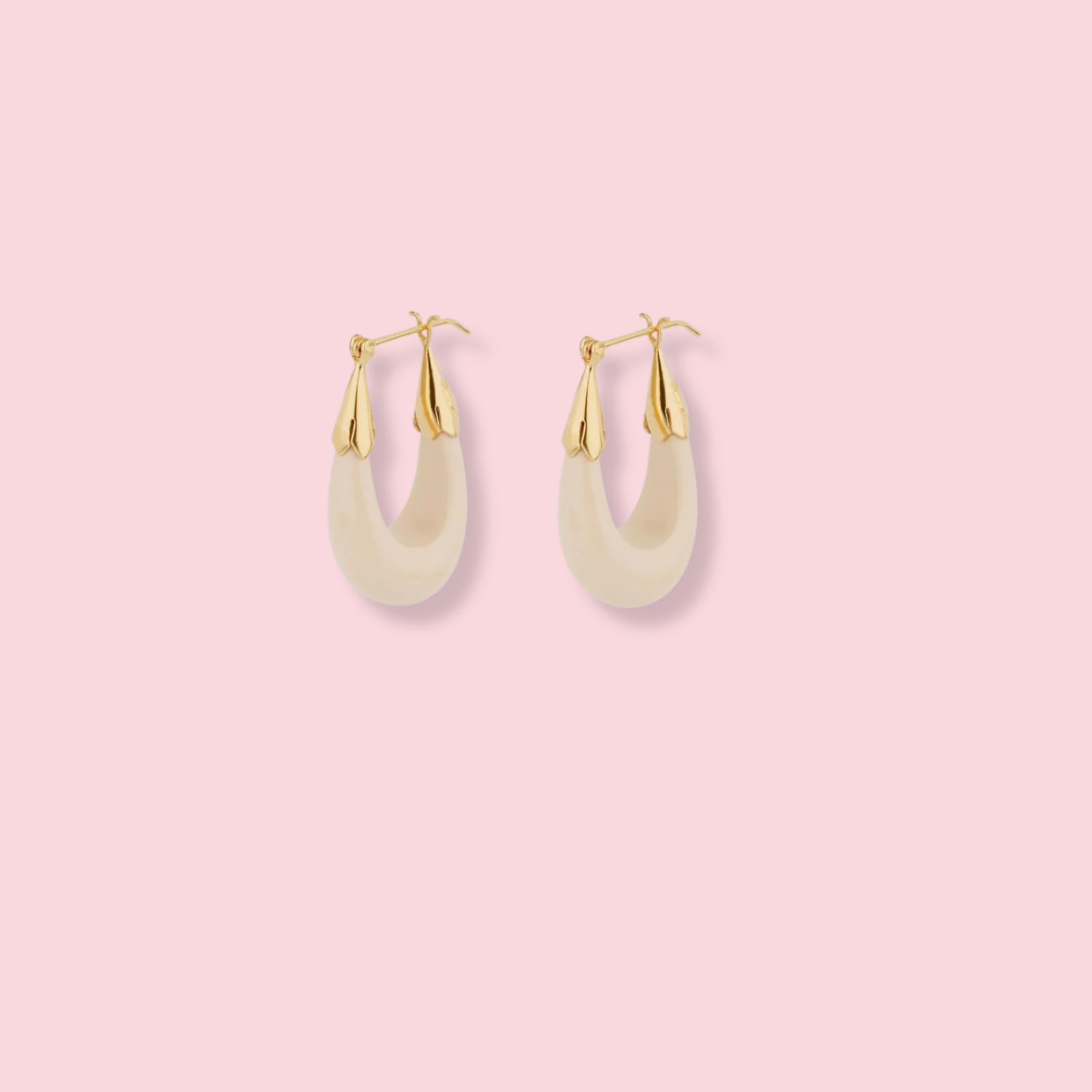Small Acetate "Ecume" Earrings