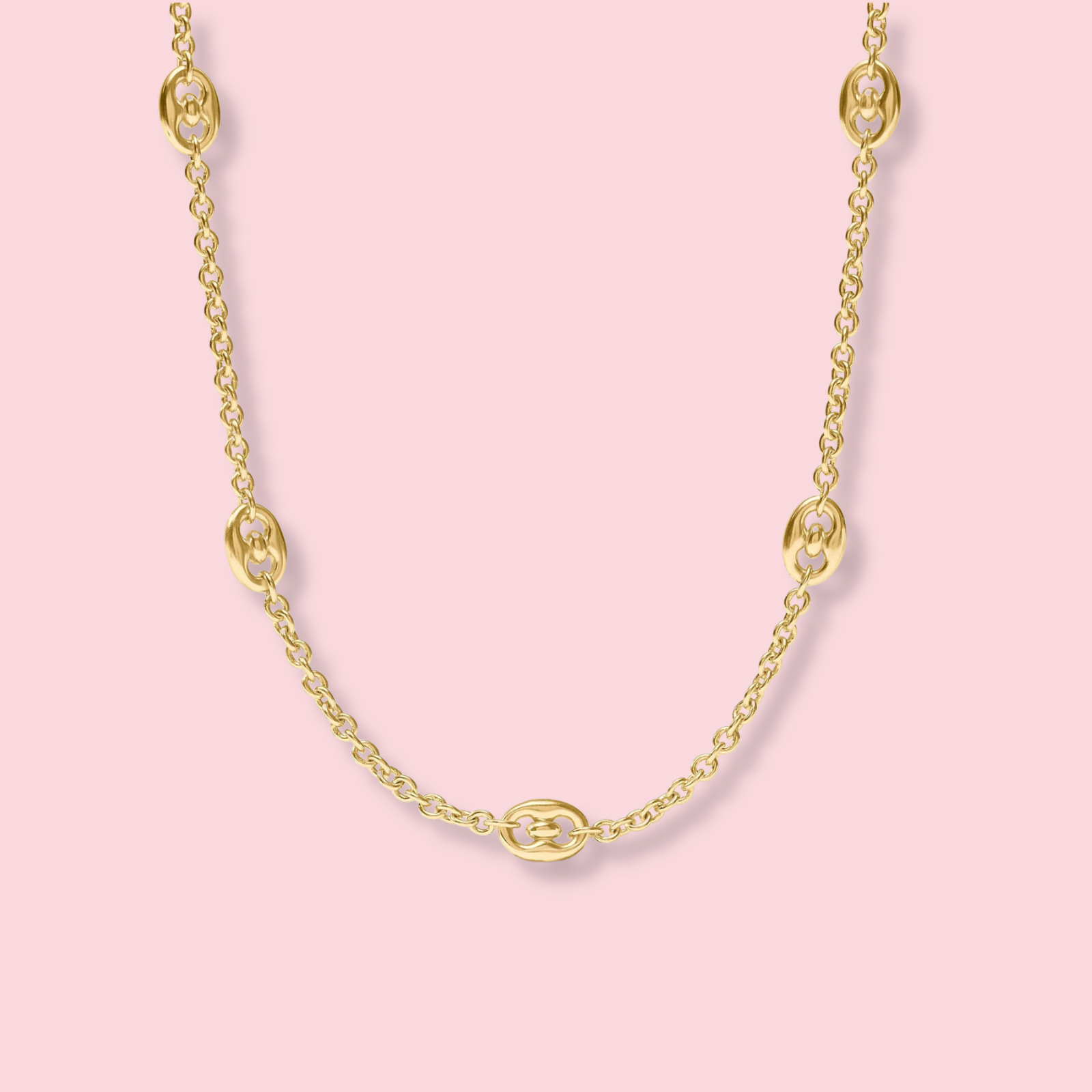 Laguna Station Necklace - Gold