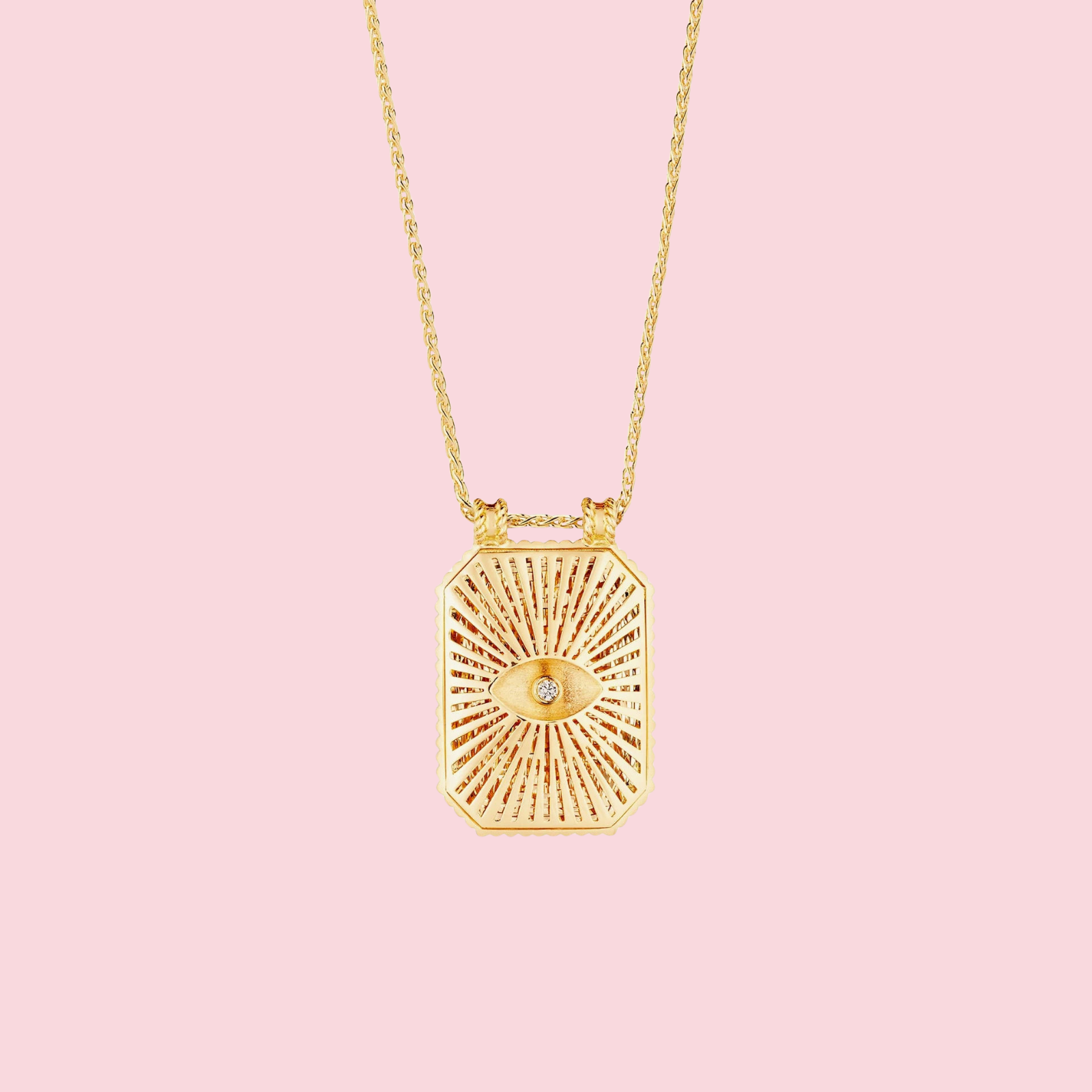 Gold Eye Protect Scapular