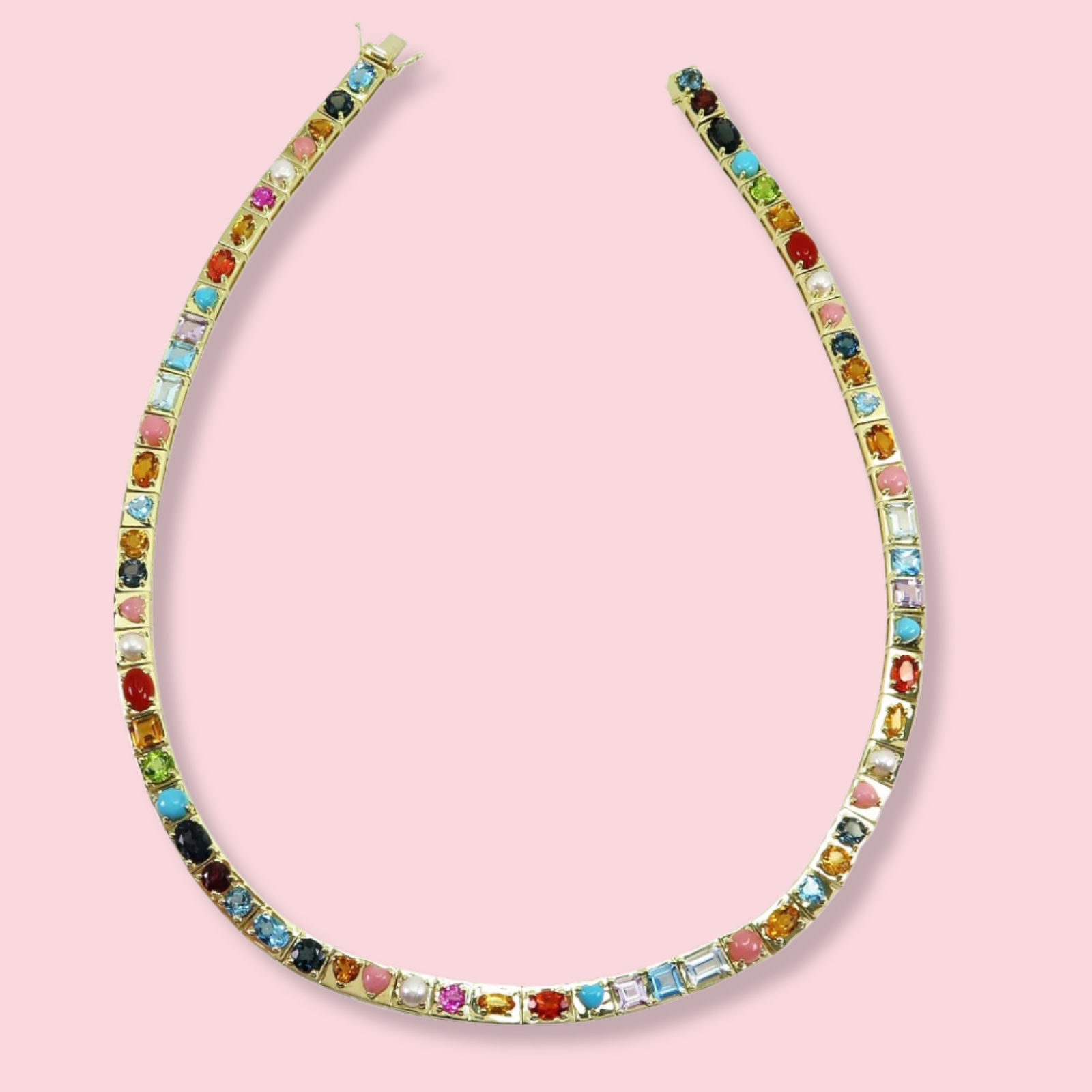 LEGGO Multi Stones Necklace