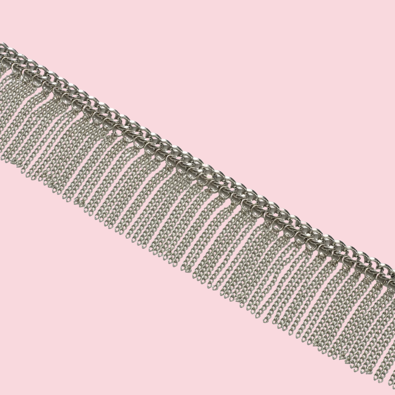 Fringe Chain Wristlet