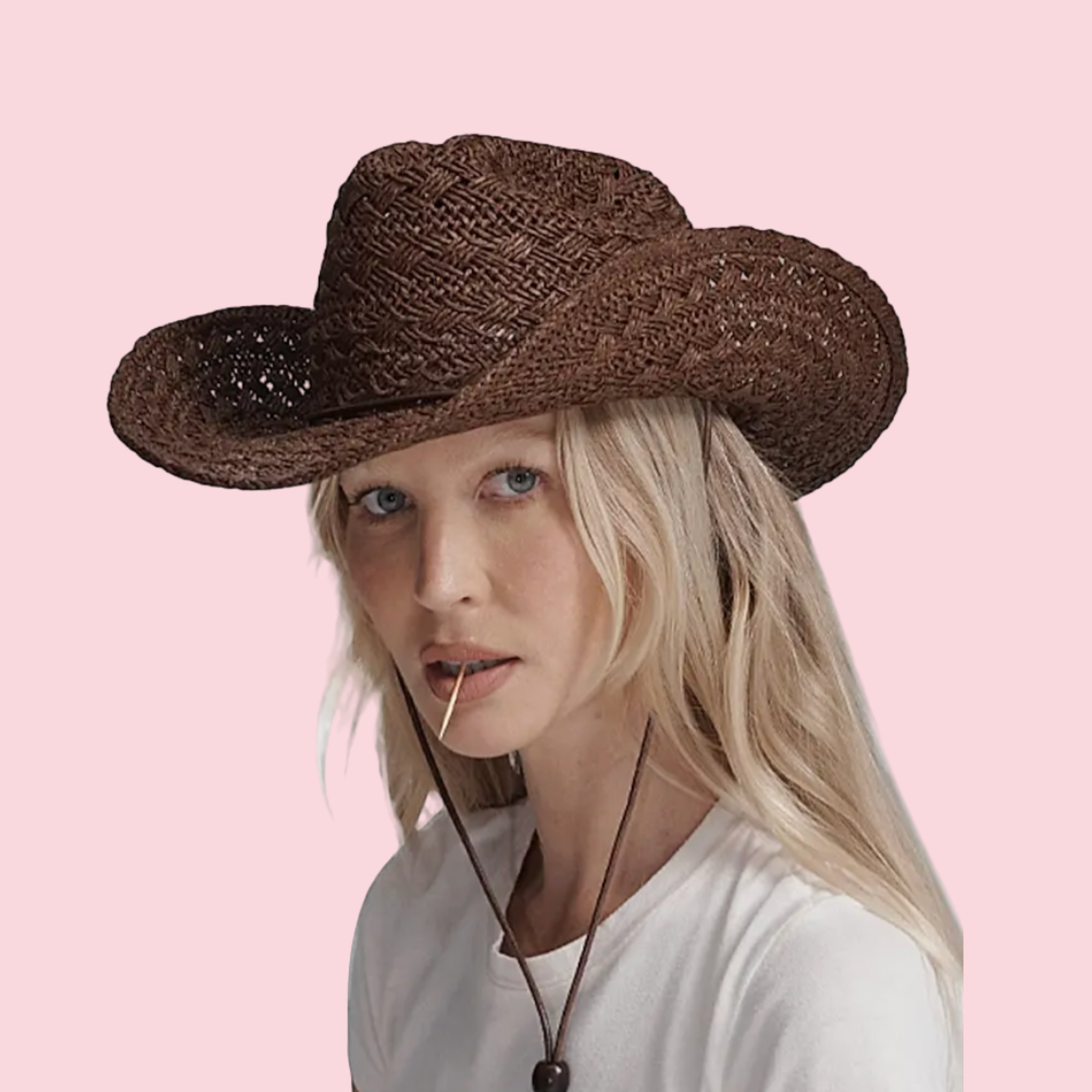 X Phoenix Woven Paper Cowboy Hat