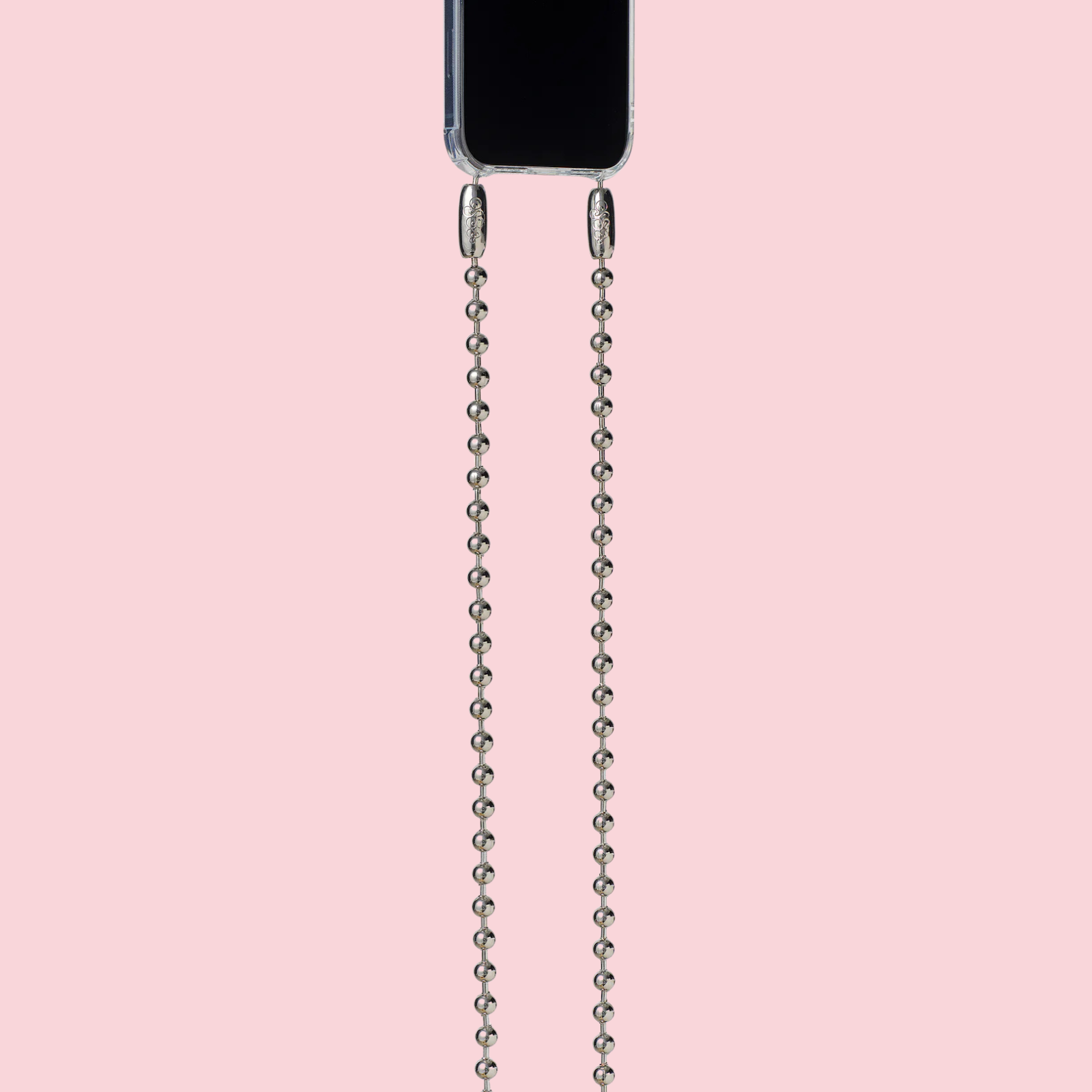 Ballchain Crossbody Rhodium