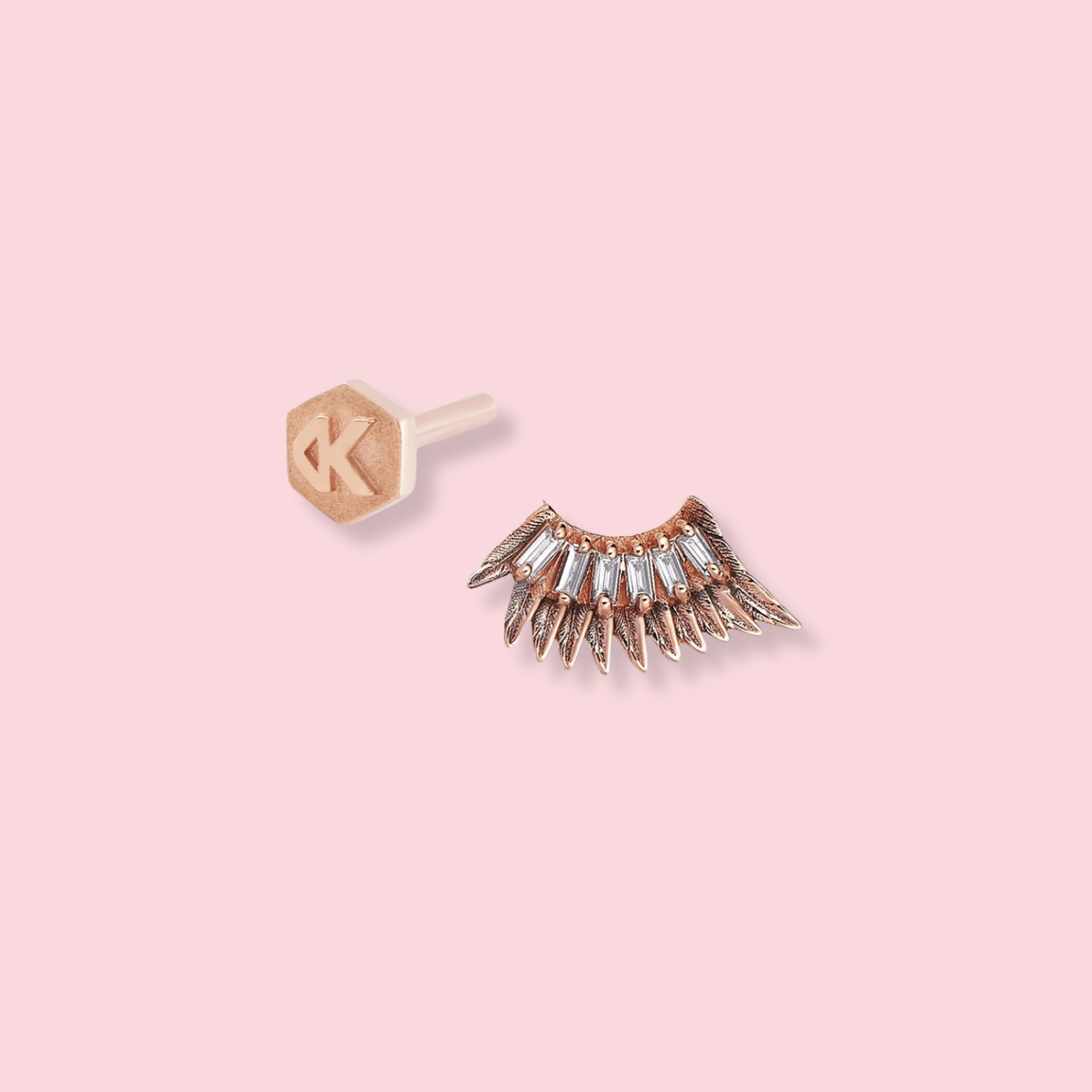 Winged Stud Piercing