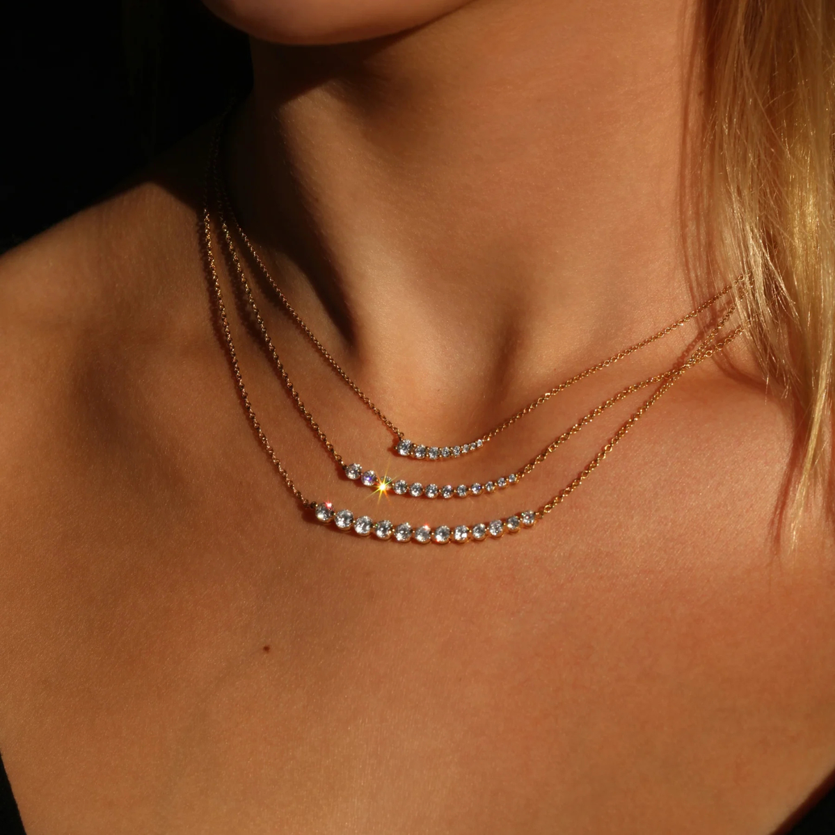 Graduated Diamond Necklace