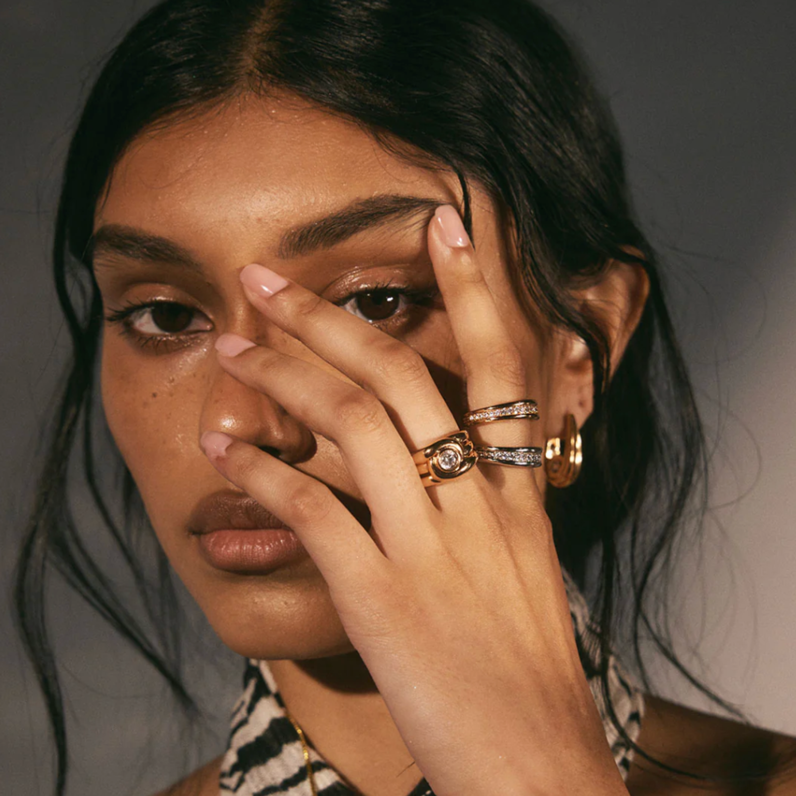 The Wave Bezel Band Set