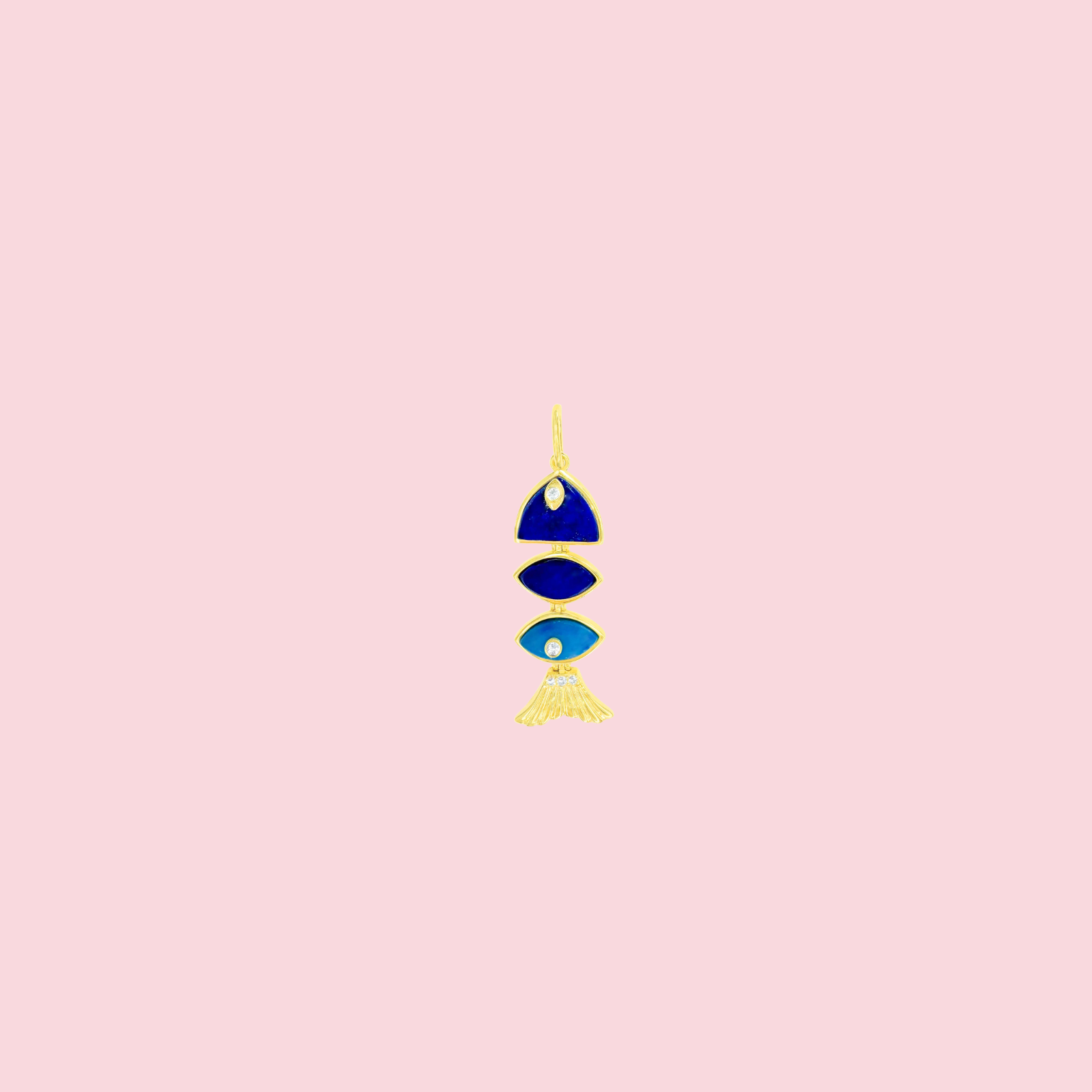 Small Prosperity Fish + 24 Inches Rope Chain