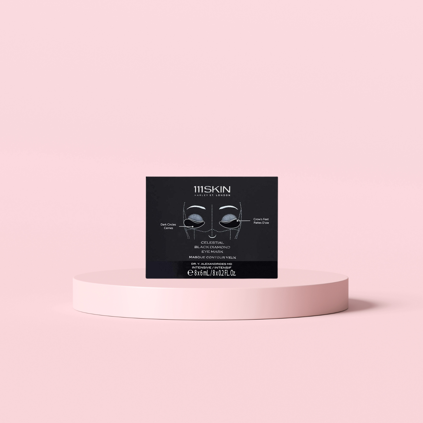 Celestial Black Diamond Eye Mask