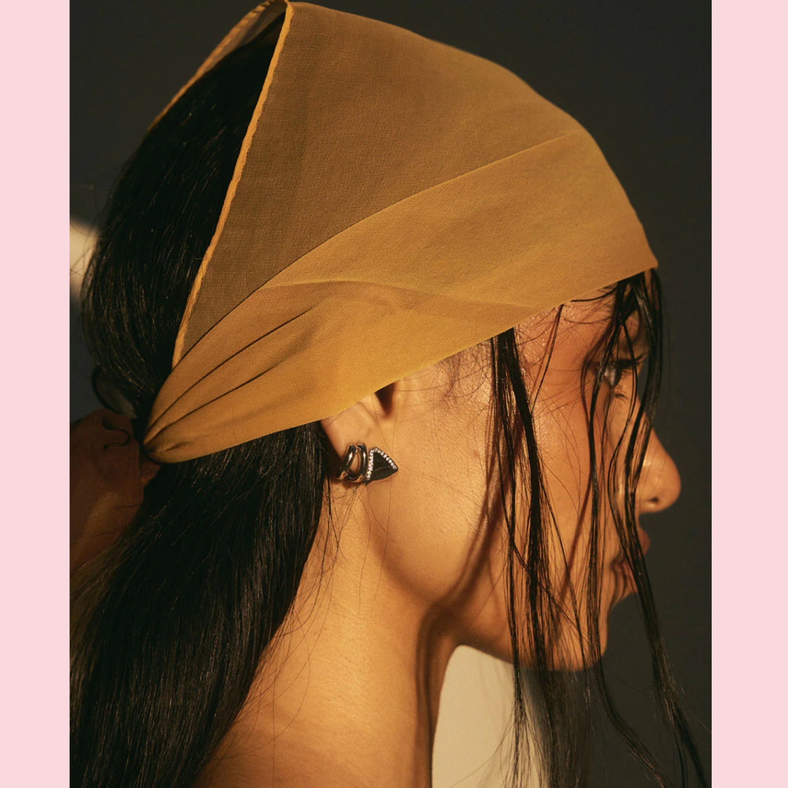 The Pave Shield Studs