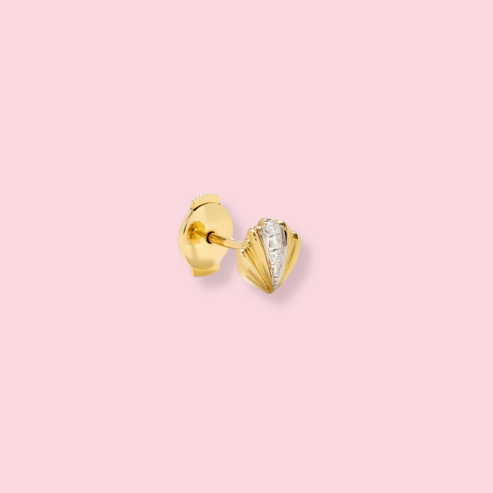 Nano Puce Coquillage Earrings