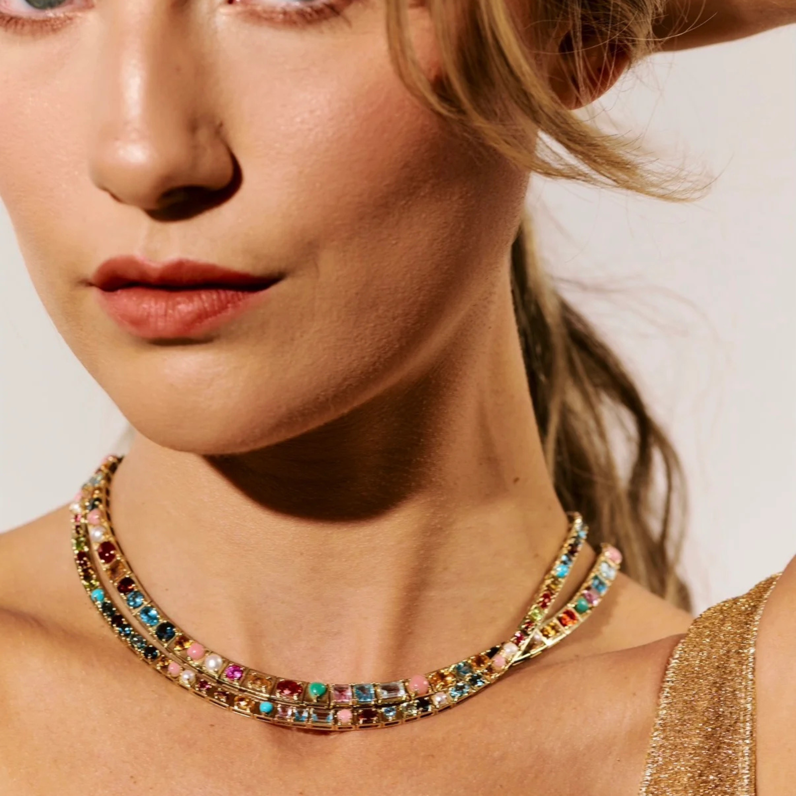 LEGGO Multi Stones Necklace