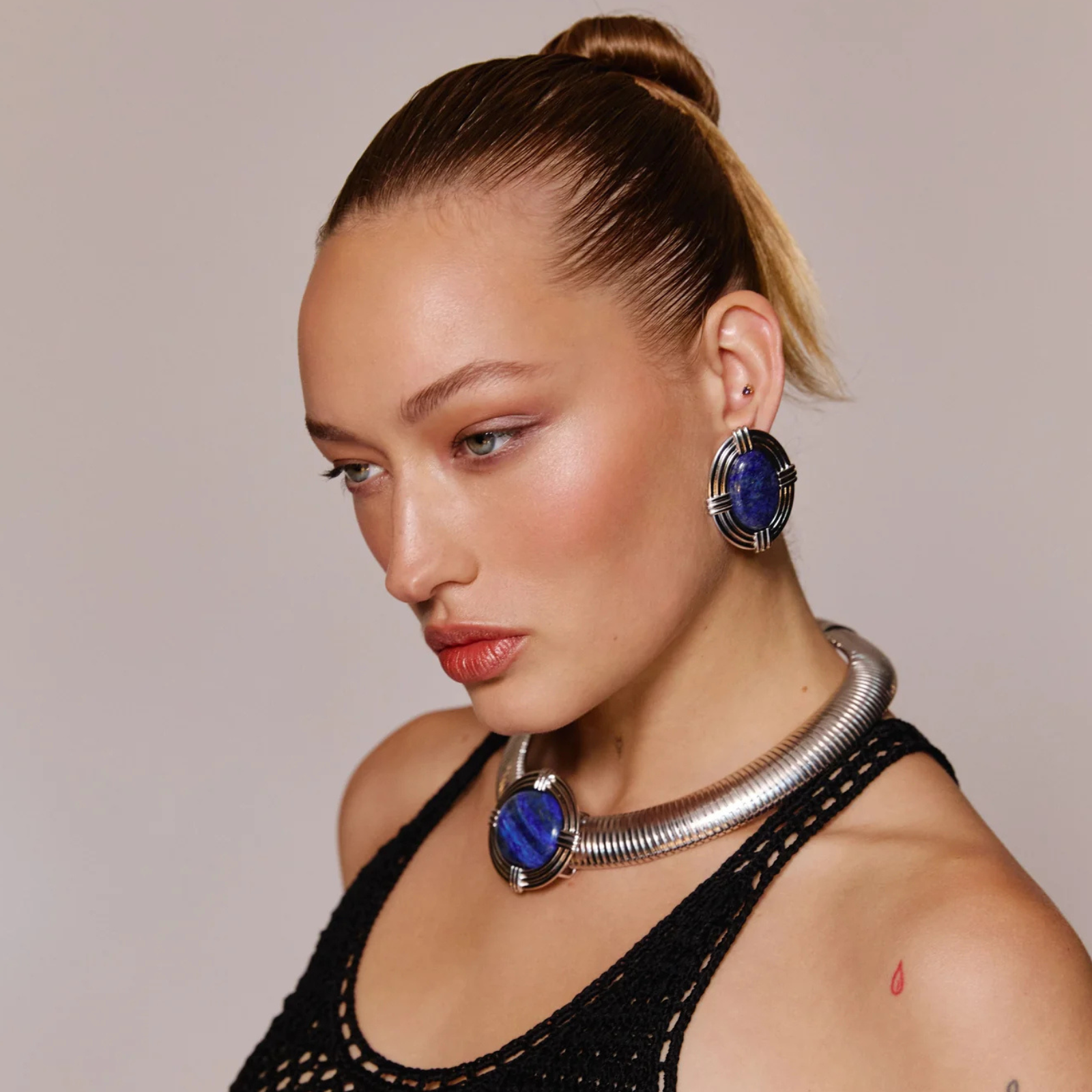 Hera Necklace - Lapis