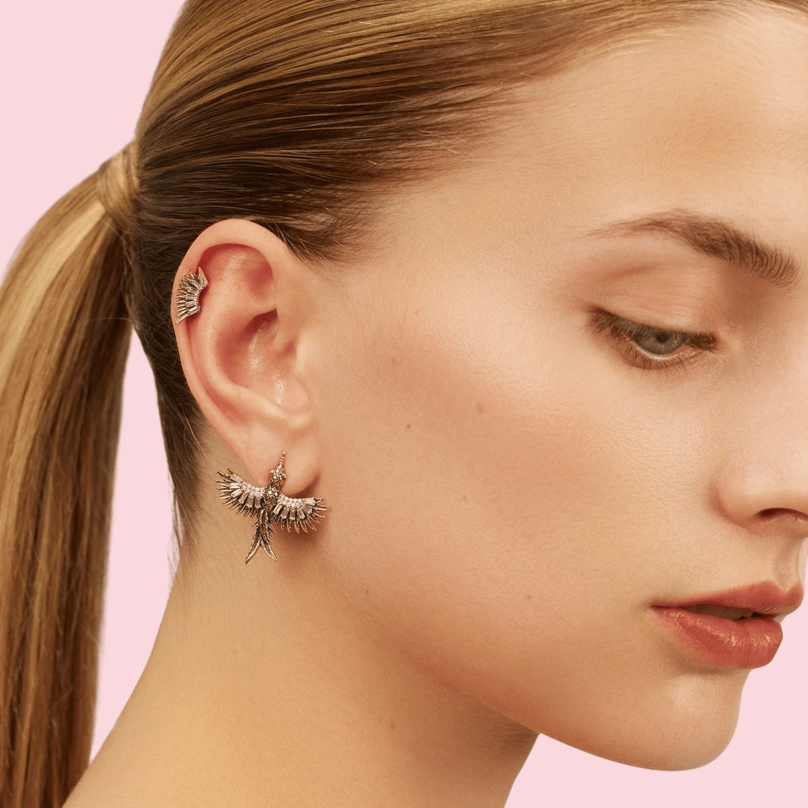 Winged Stud Piercing