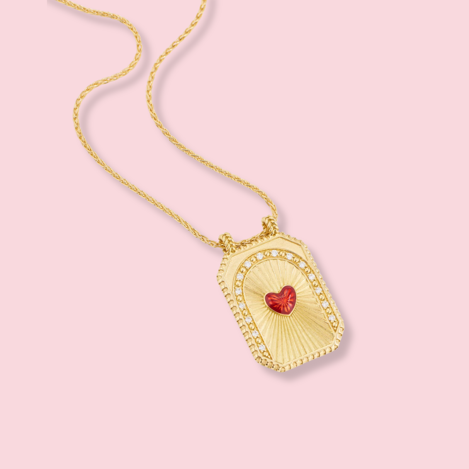 Heart Scapular Necklace