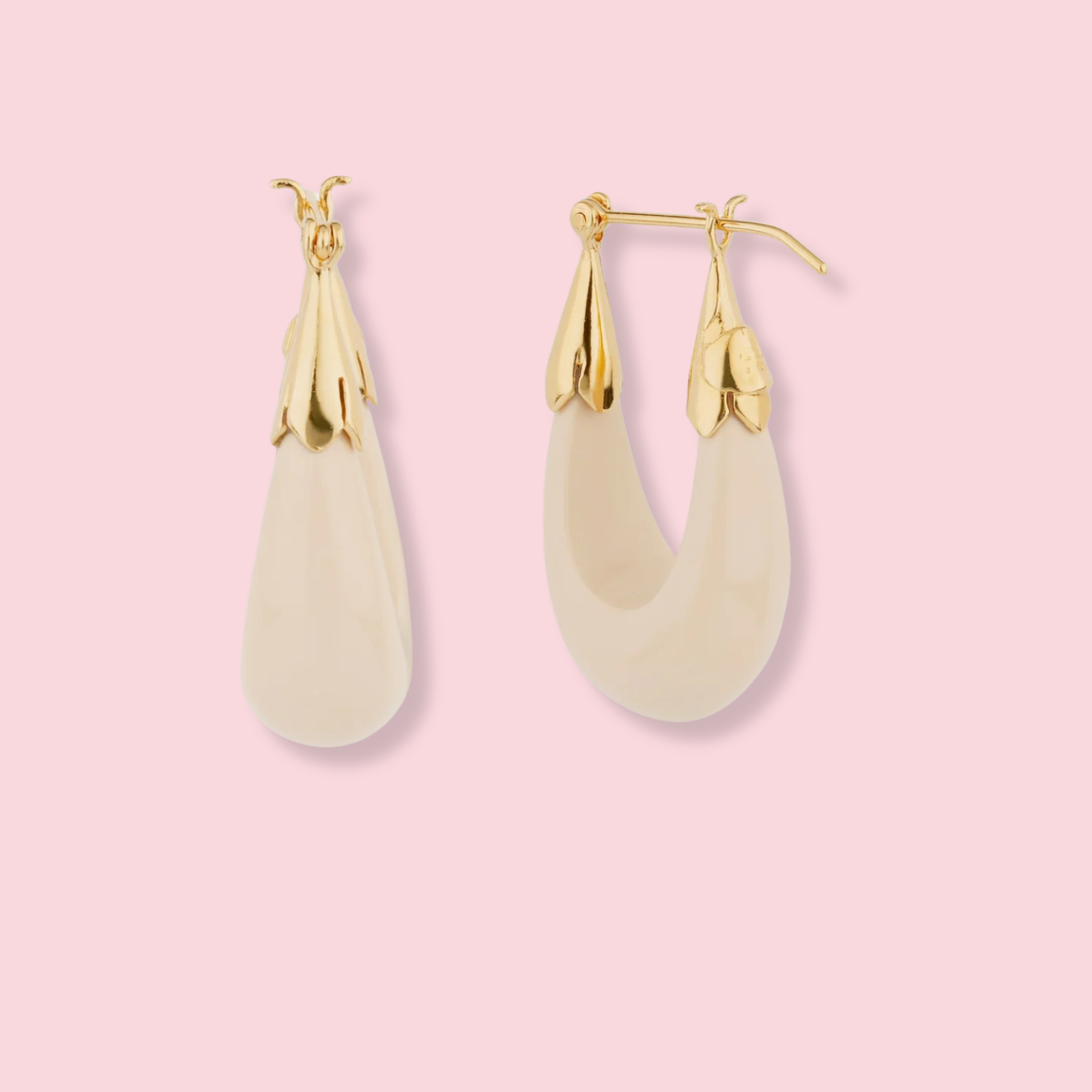 Small Acetate "Ecume" Earrings