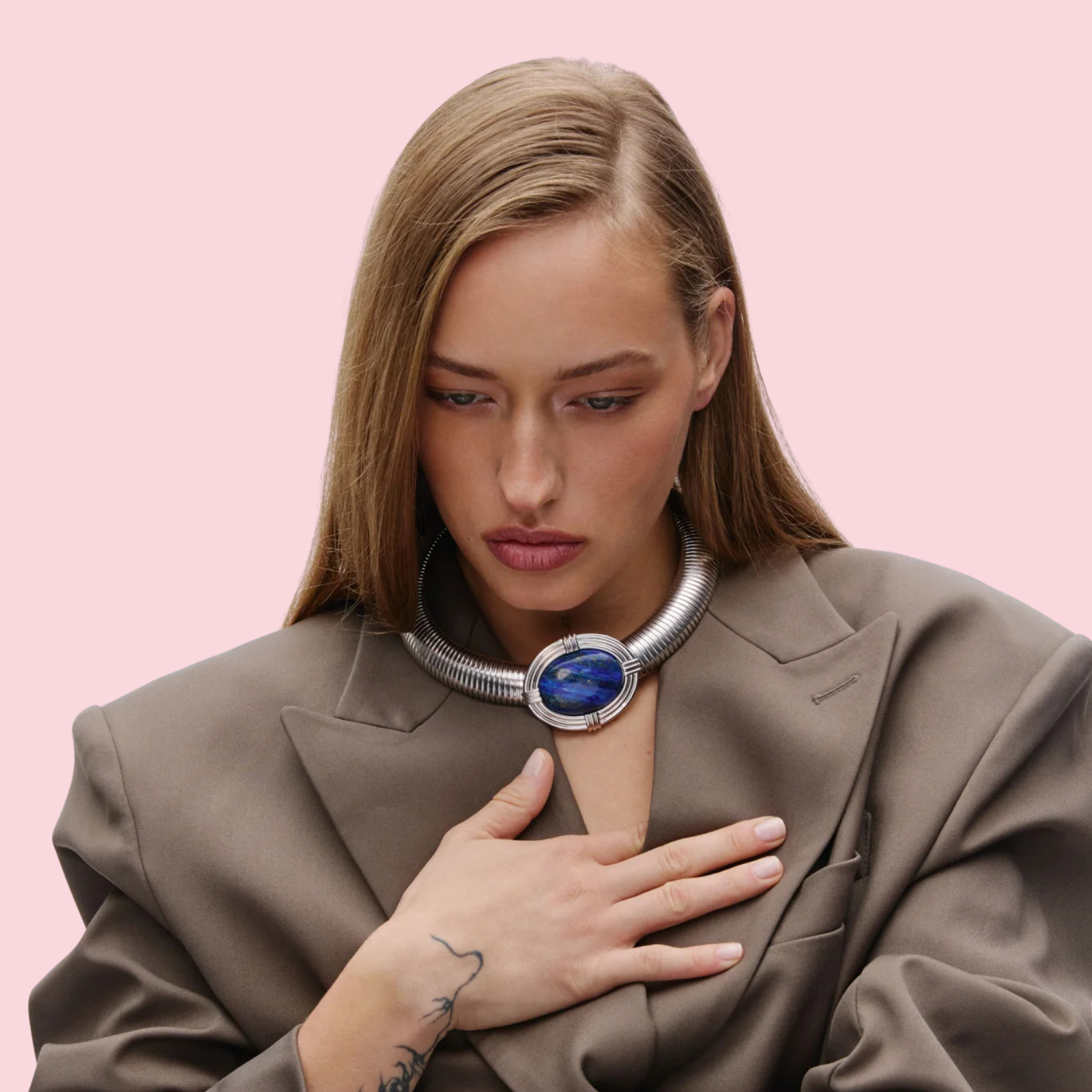 Hera Necklace - Lapis
