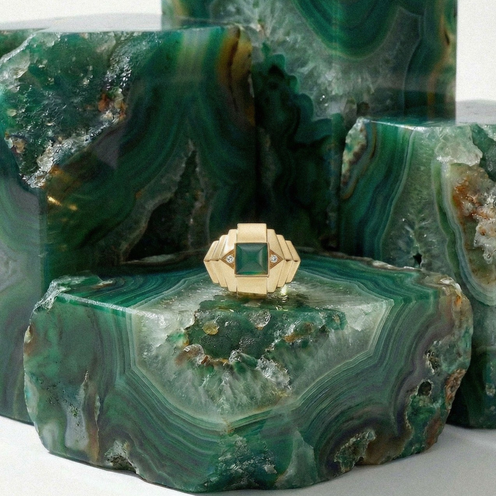 Rockaway Mini Pyramid Ring