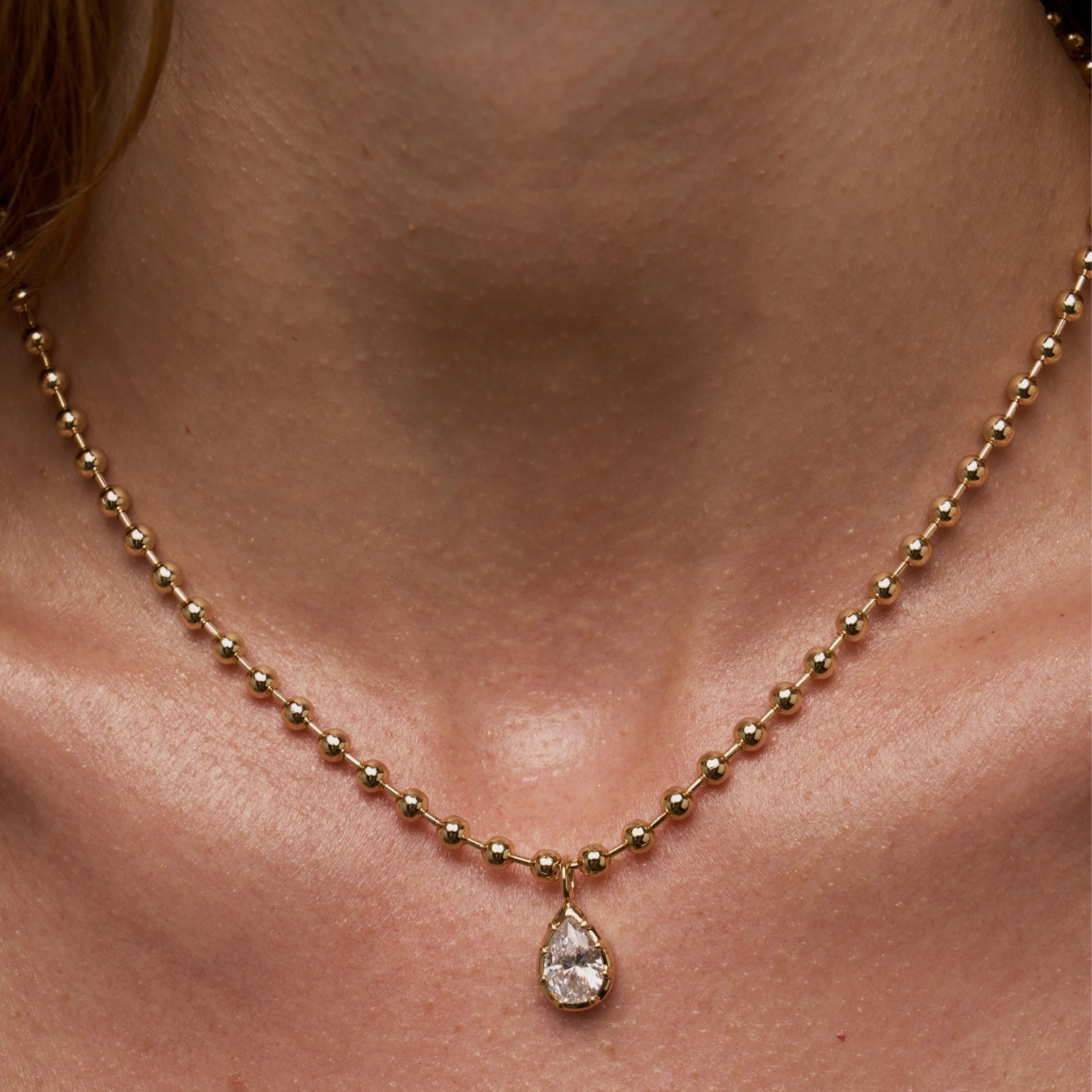 Cleo Pear Necklace