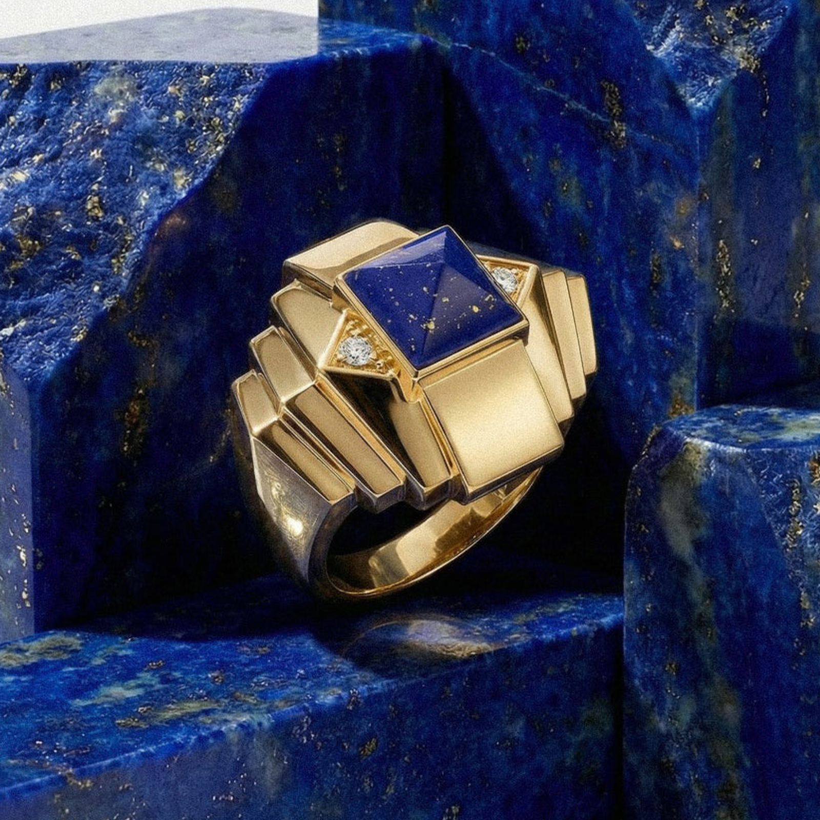 Rockaway Mini Pyramid Ring