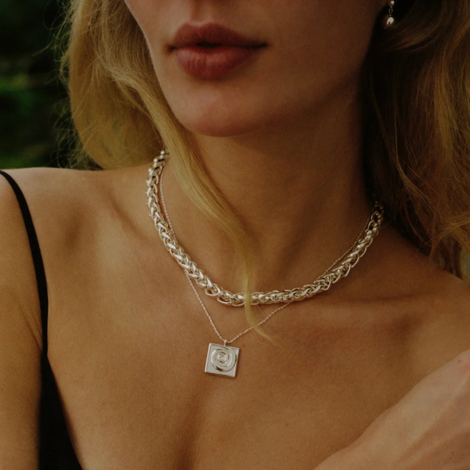 Liquid Silver Necklace