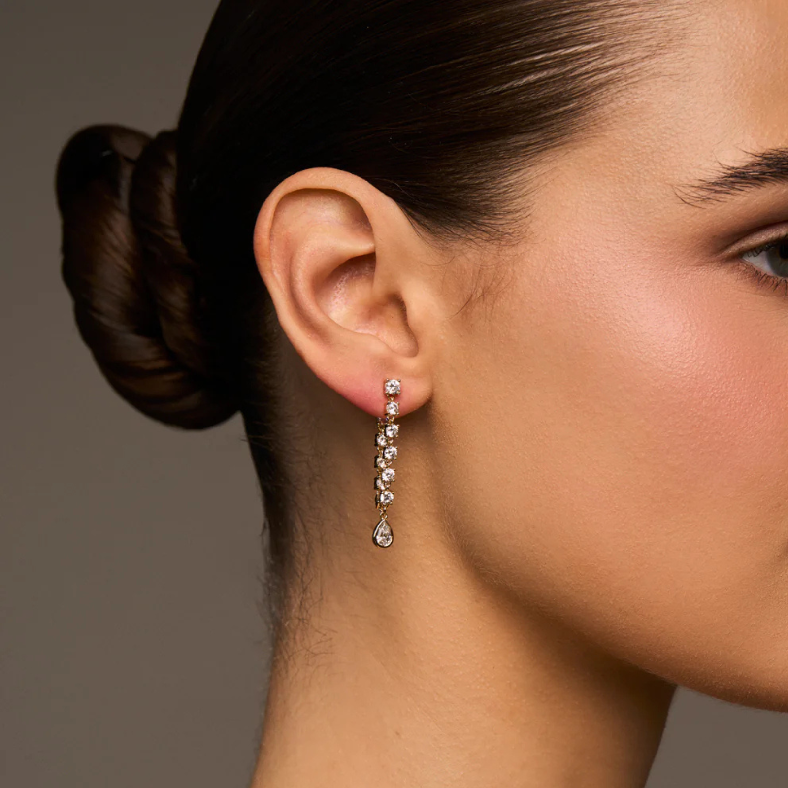 Stephie Bezel Earrings