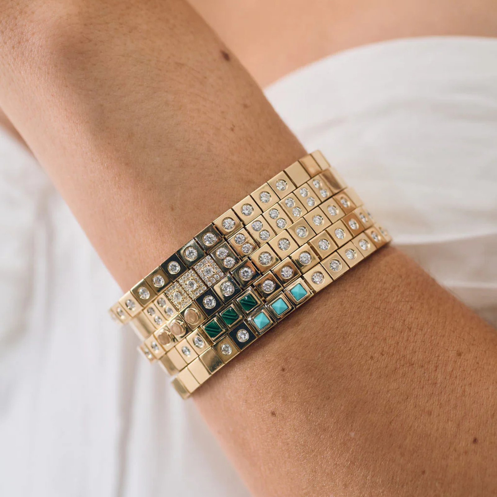 LEGGO Mini Diamond Tennis Bracelet