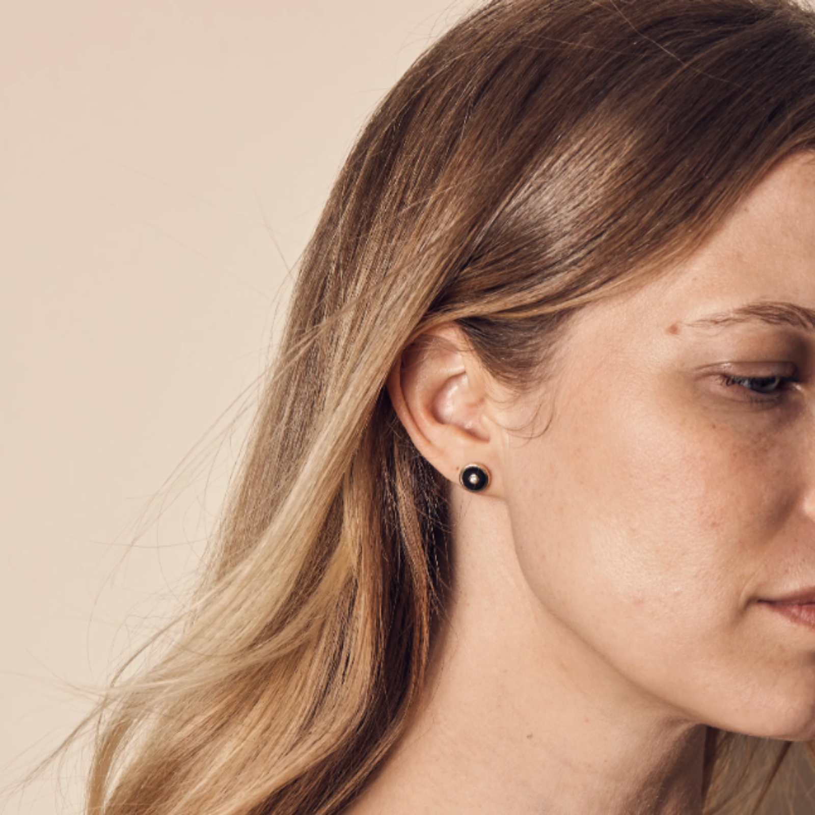 Mini Compass Stud Earrings