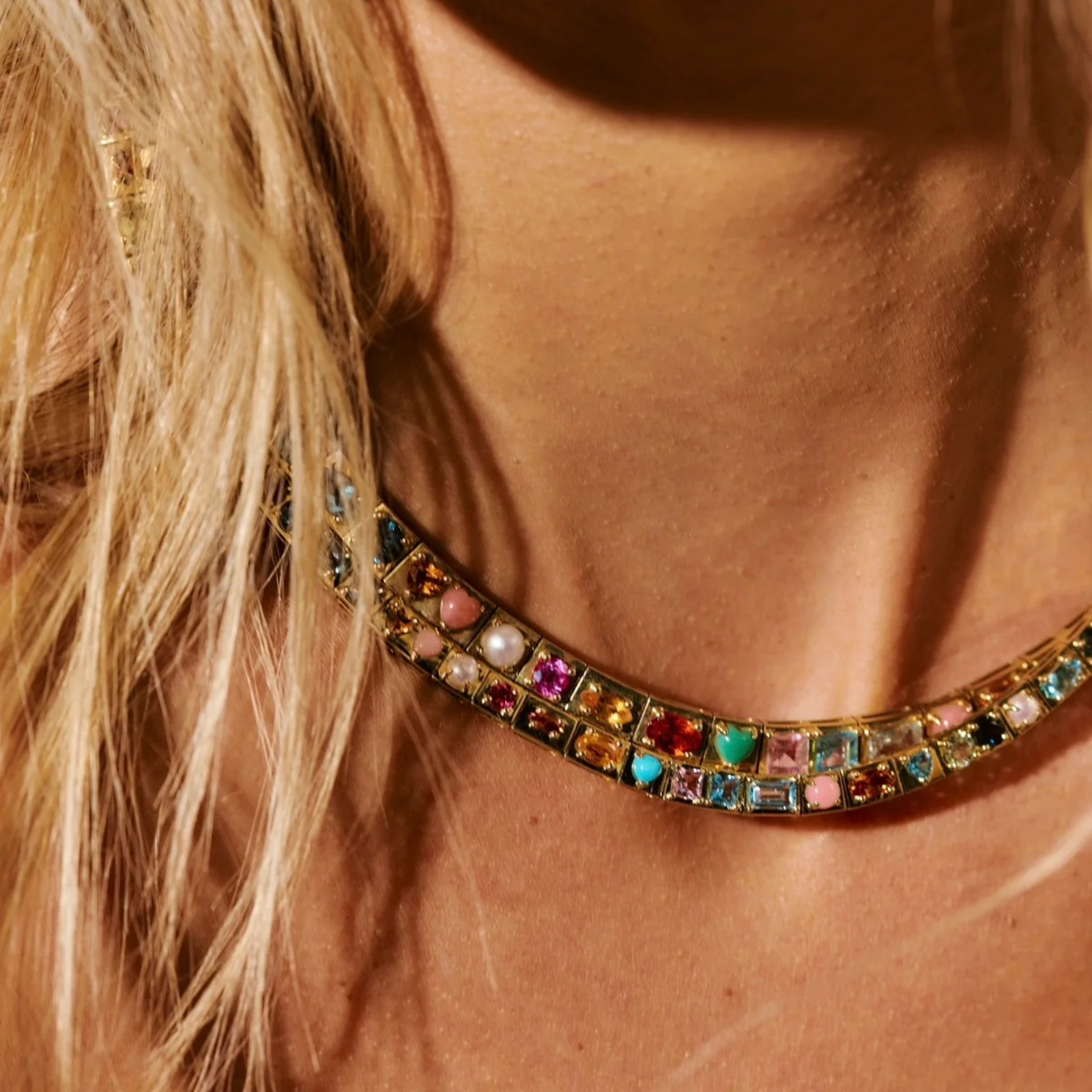 LEGGO Multi Stones Necklace