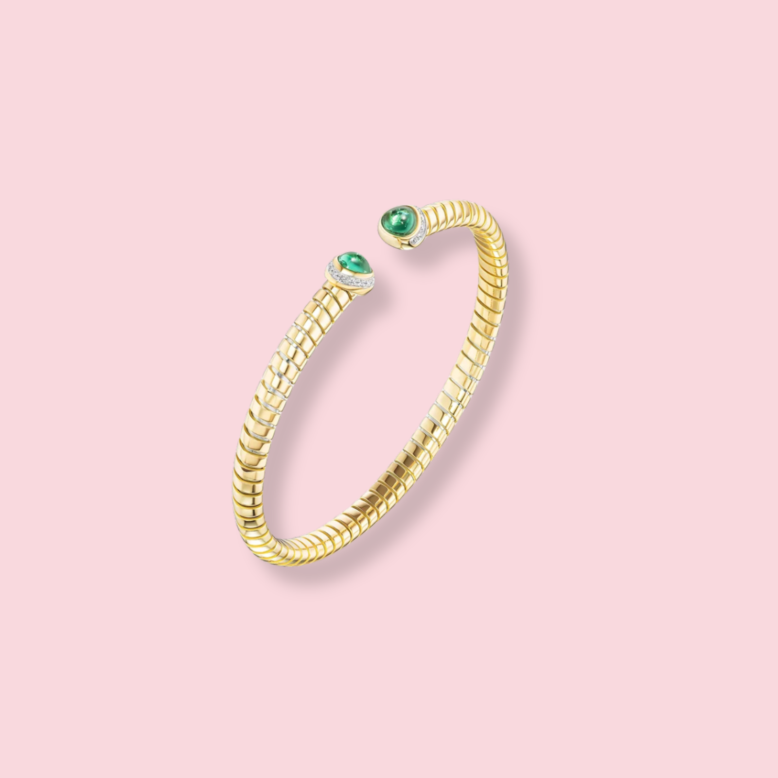 Trisolina Dolce Emerald Open Bracelet