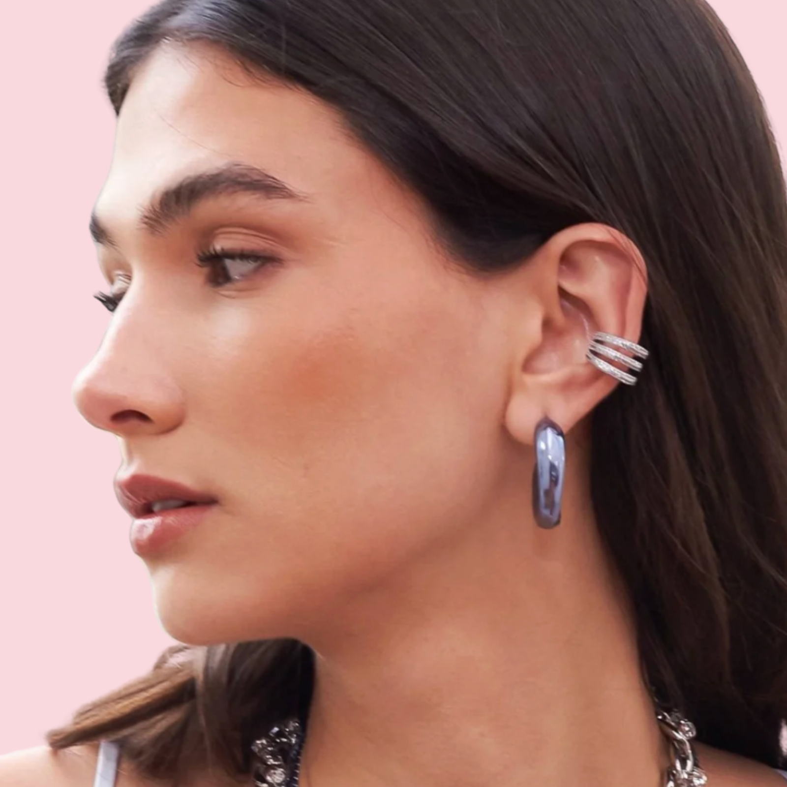 Camille Ear Cuff Silver