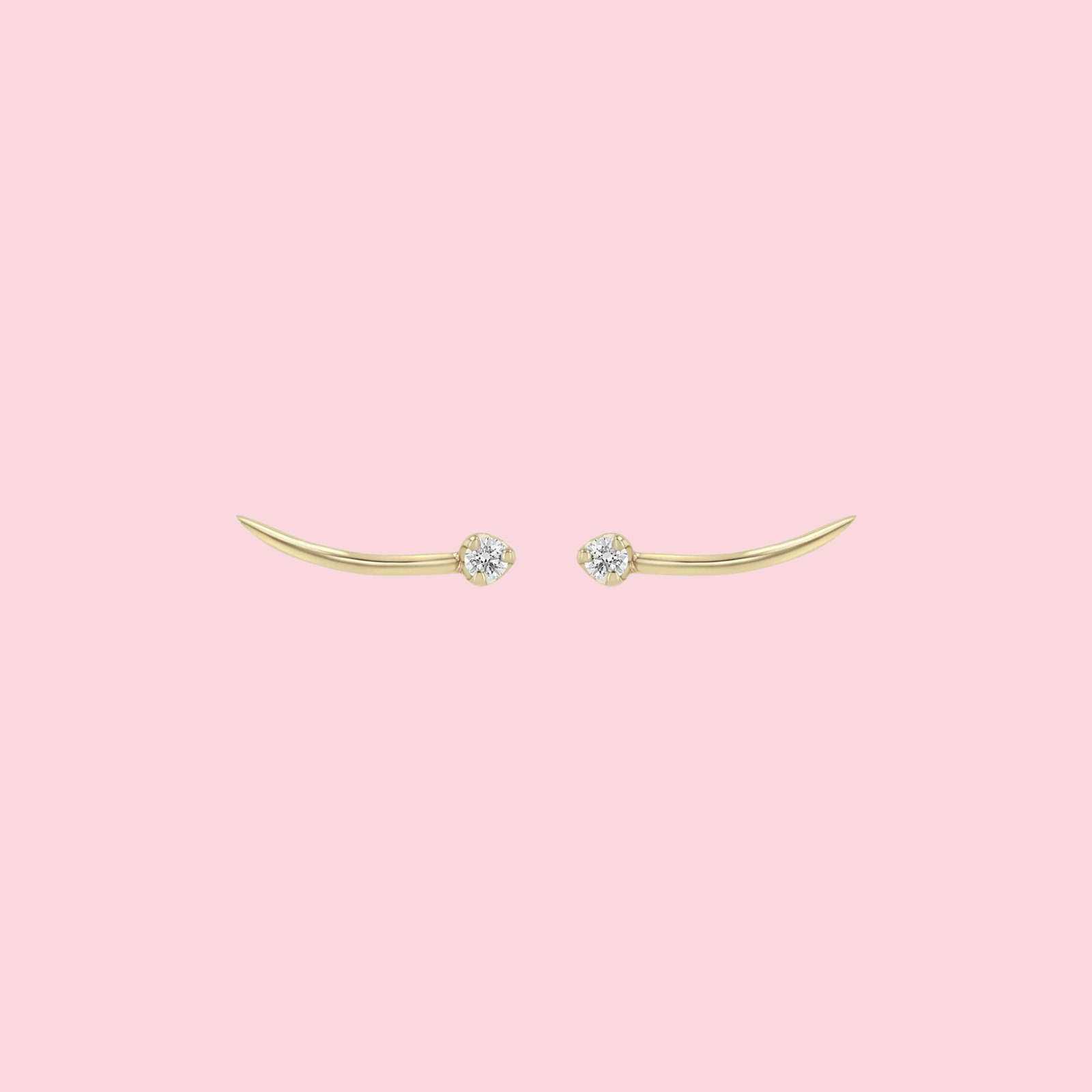 Prong Diamond Whisp Studs