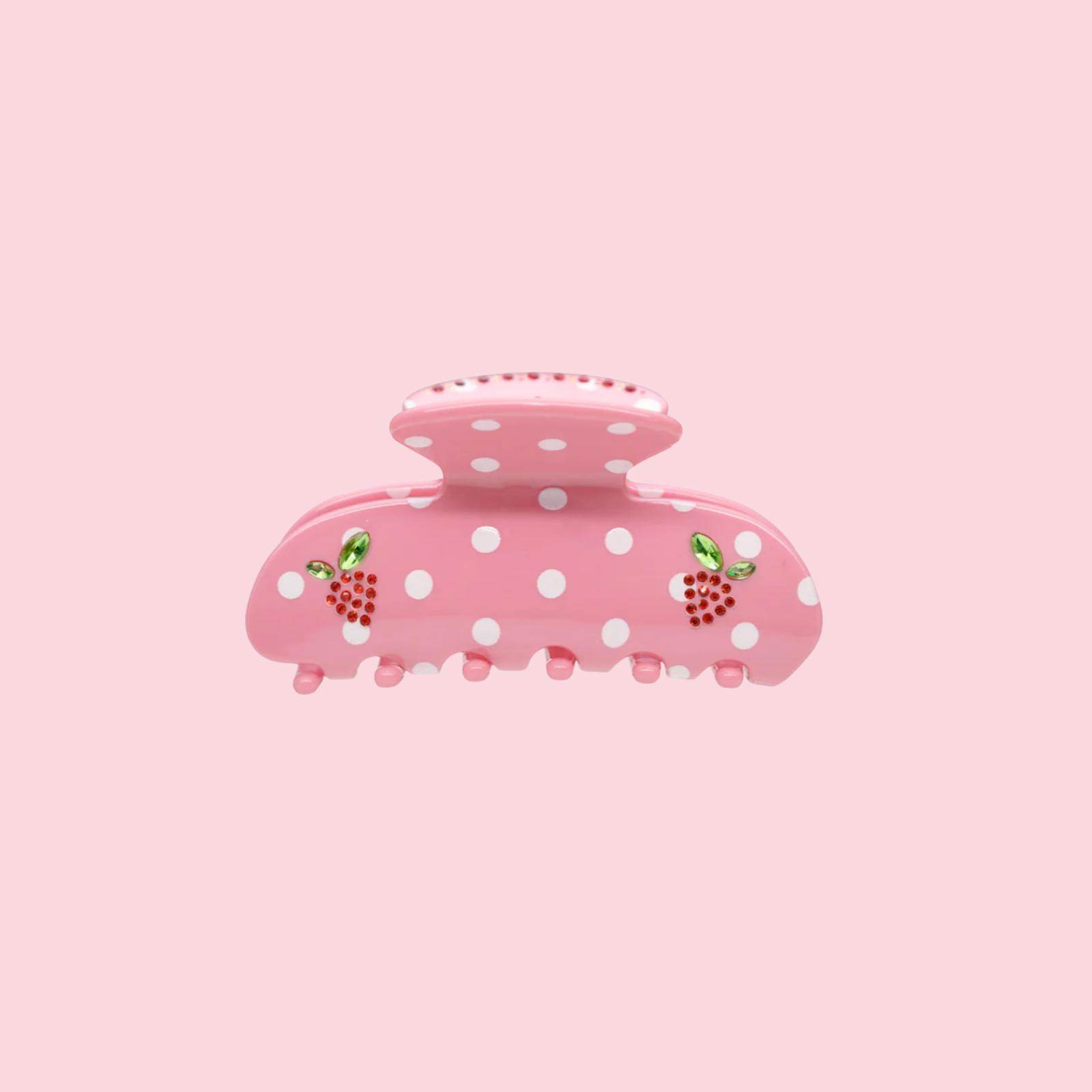 Sweetheart Clip in Lychee Berry Dot