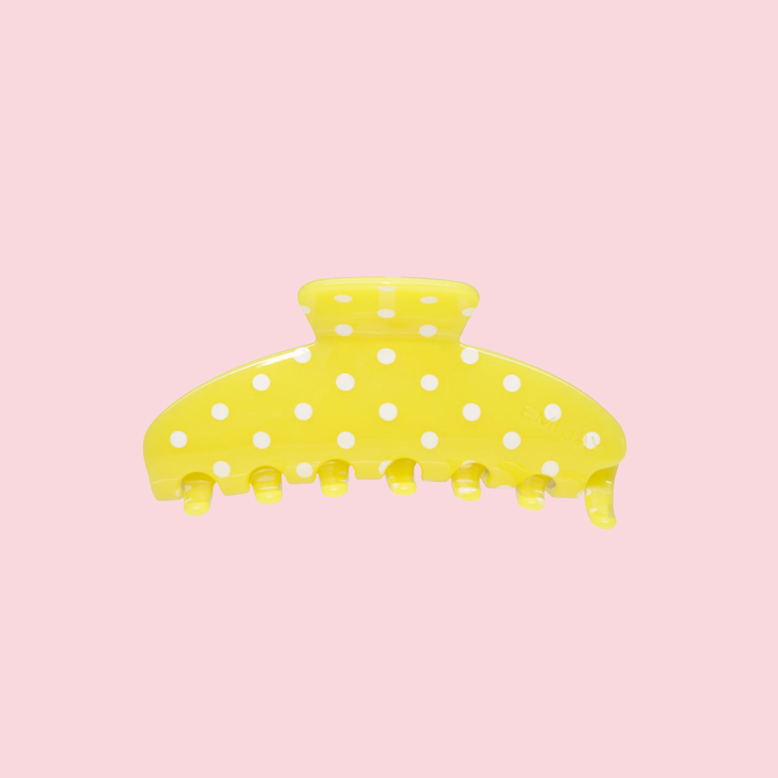Big Effing Clip In Citrus Polka Dot