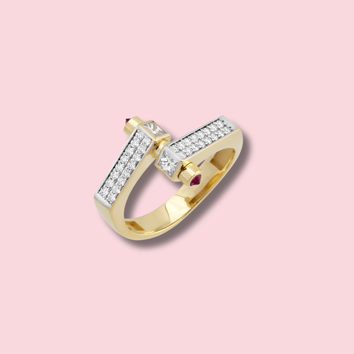 Sia Glam Ring YG, Ruby Spikes
