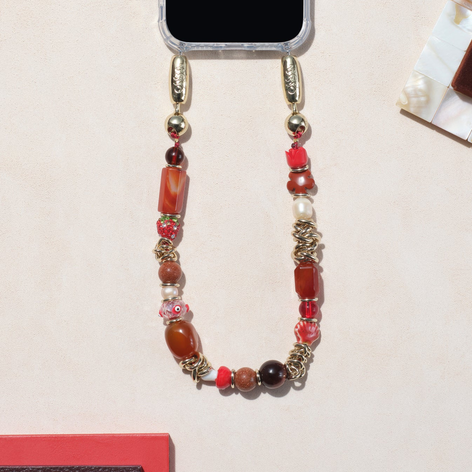 Et Cetera Wristlet Red