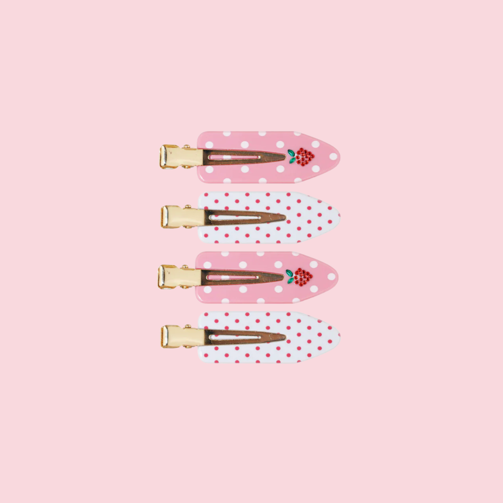 Popstar Clips in Sweet Berry Dot