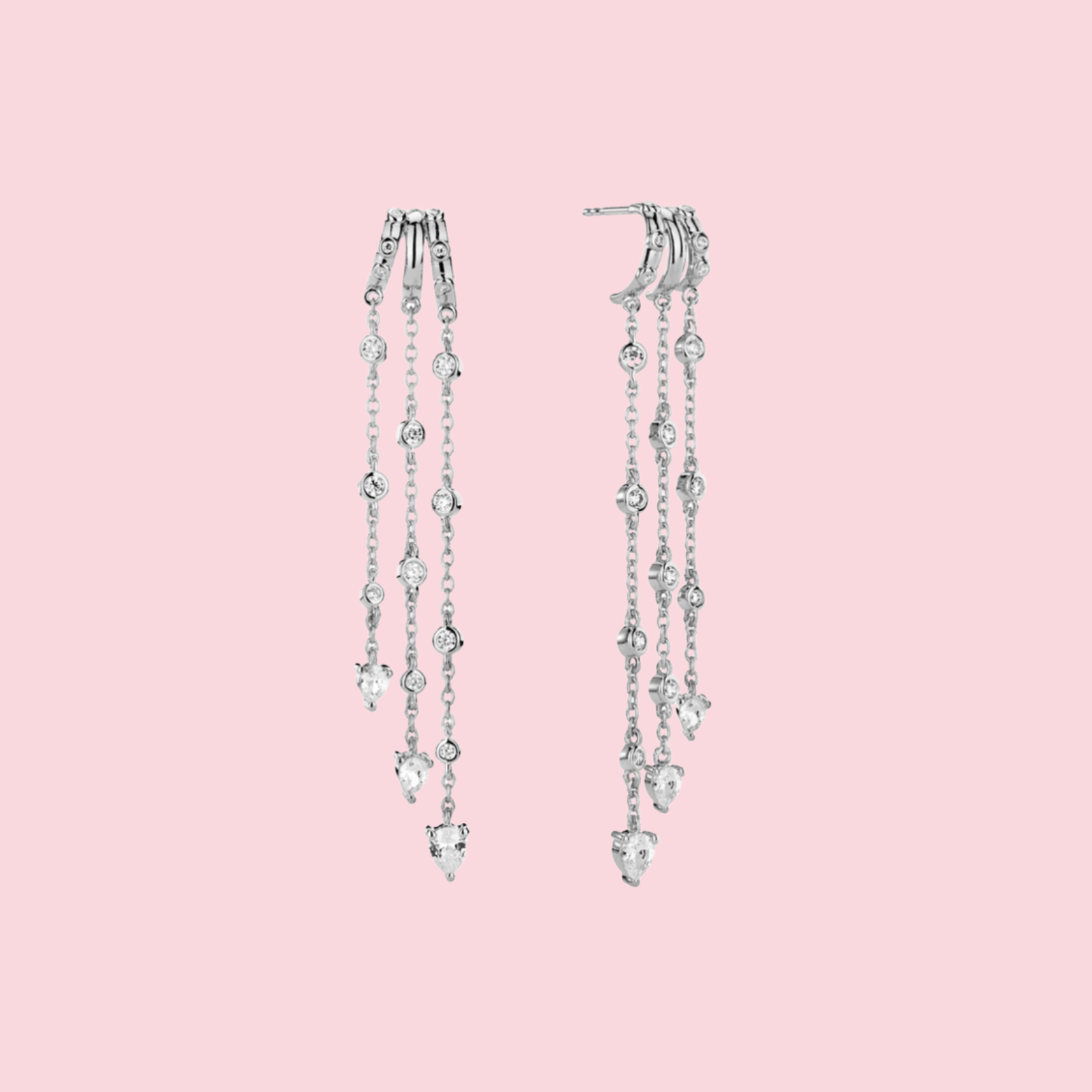 Alta Illusion Earrings Silver