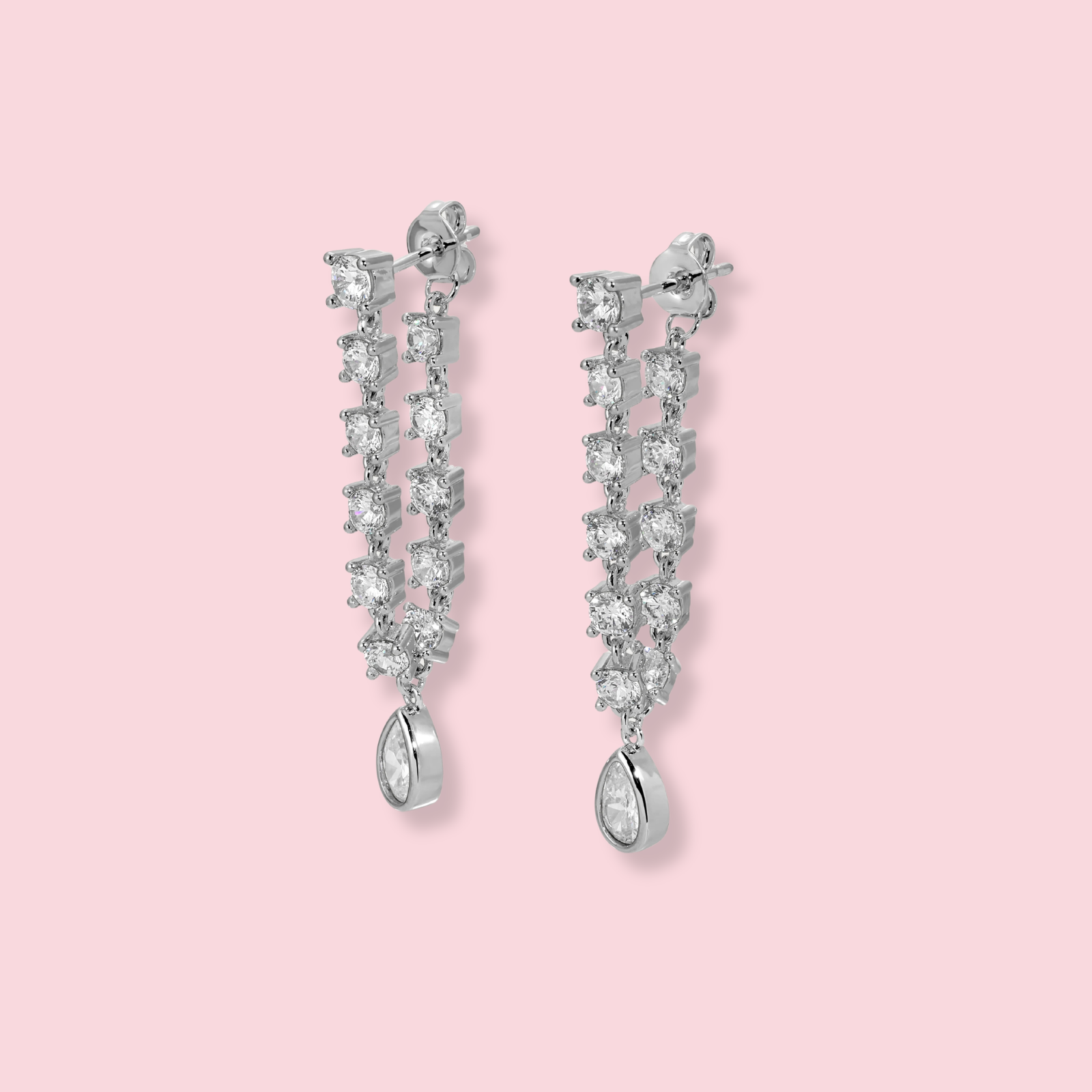 Stephie Bezel Earrings