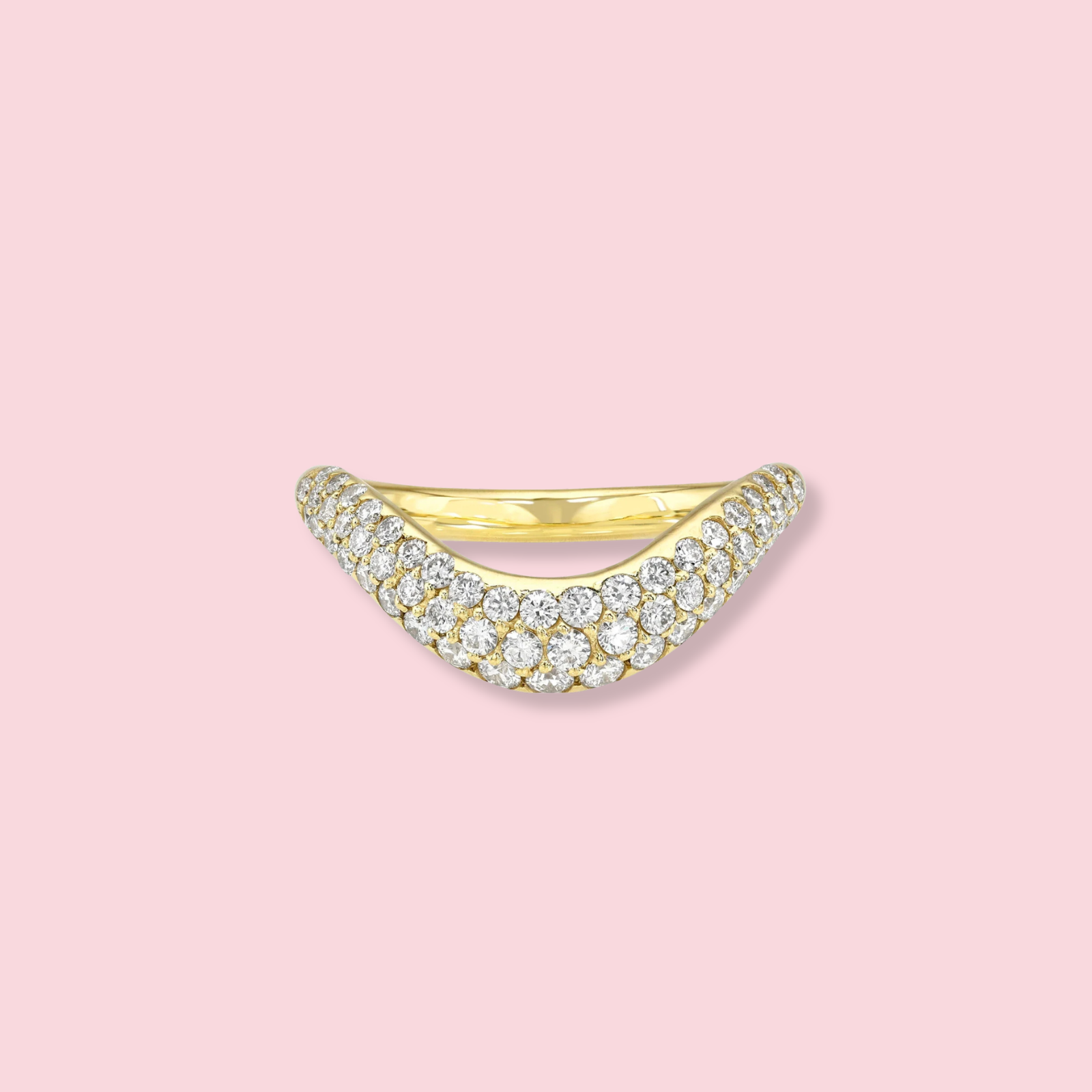 Enigma Pavé Diamond Band