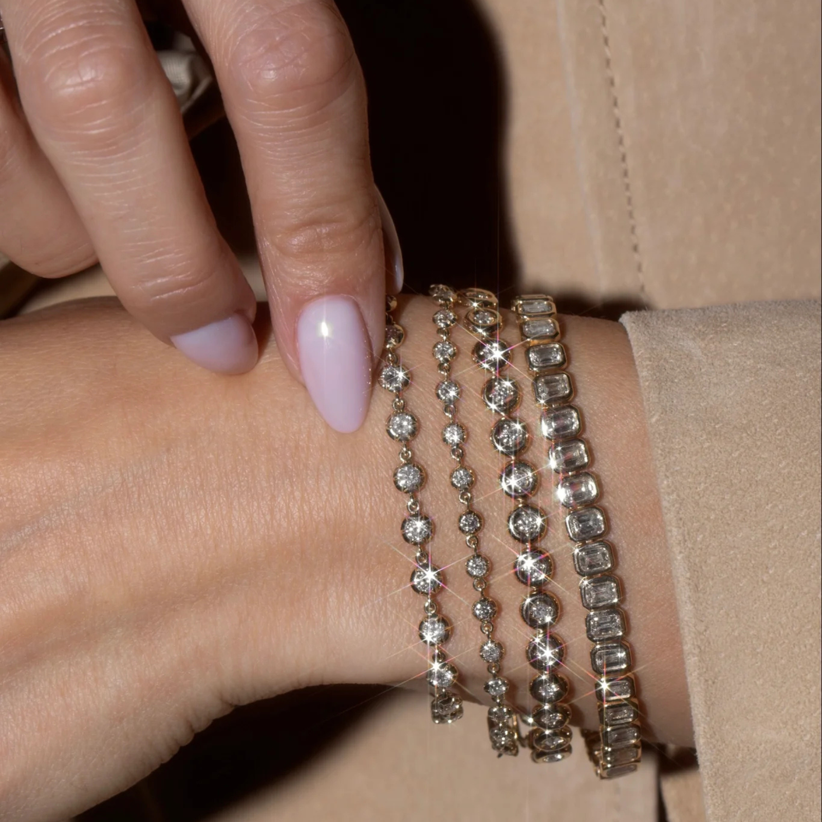 Mini Daisy Chain Link Bracelet