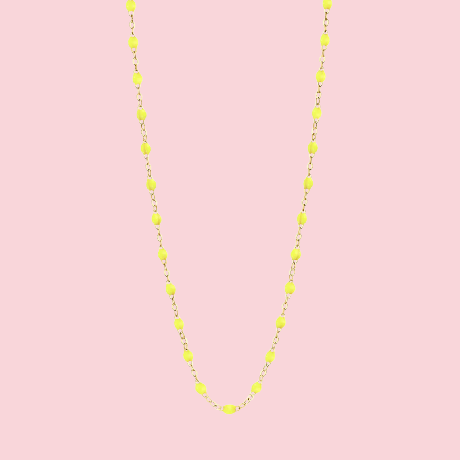 Classic Gigi Necklace, Yellow Gold, 16.5"