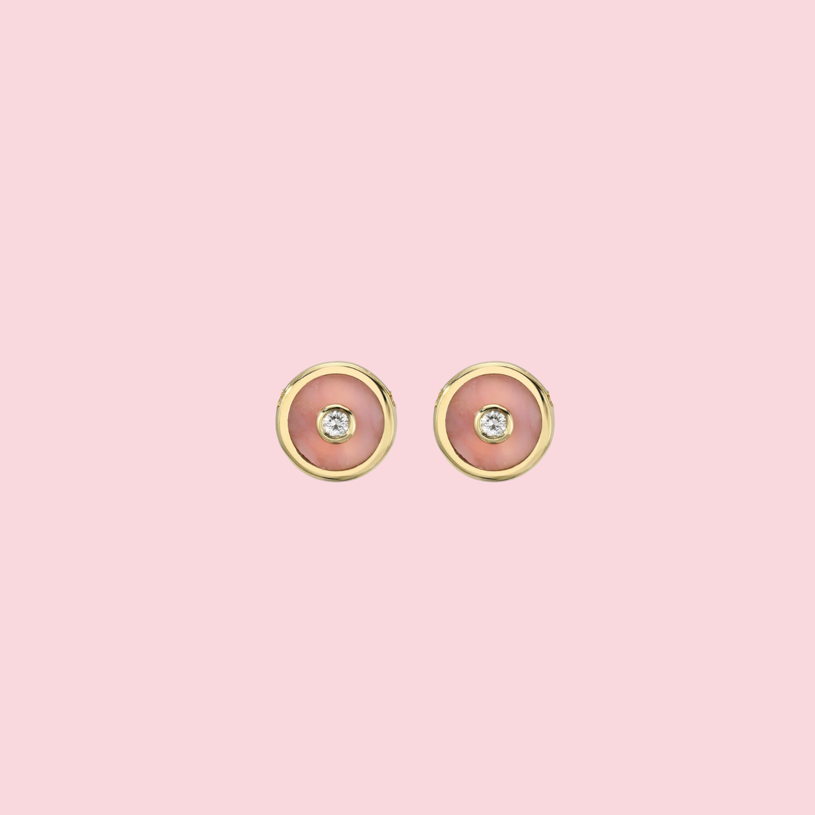 Mini Compass Stud Earrings