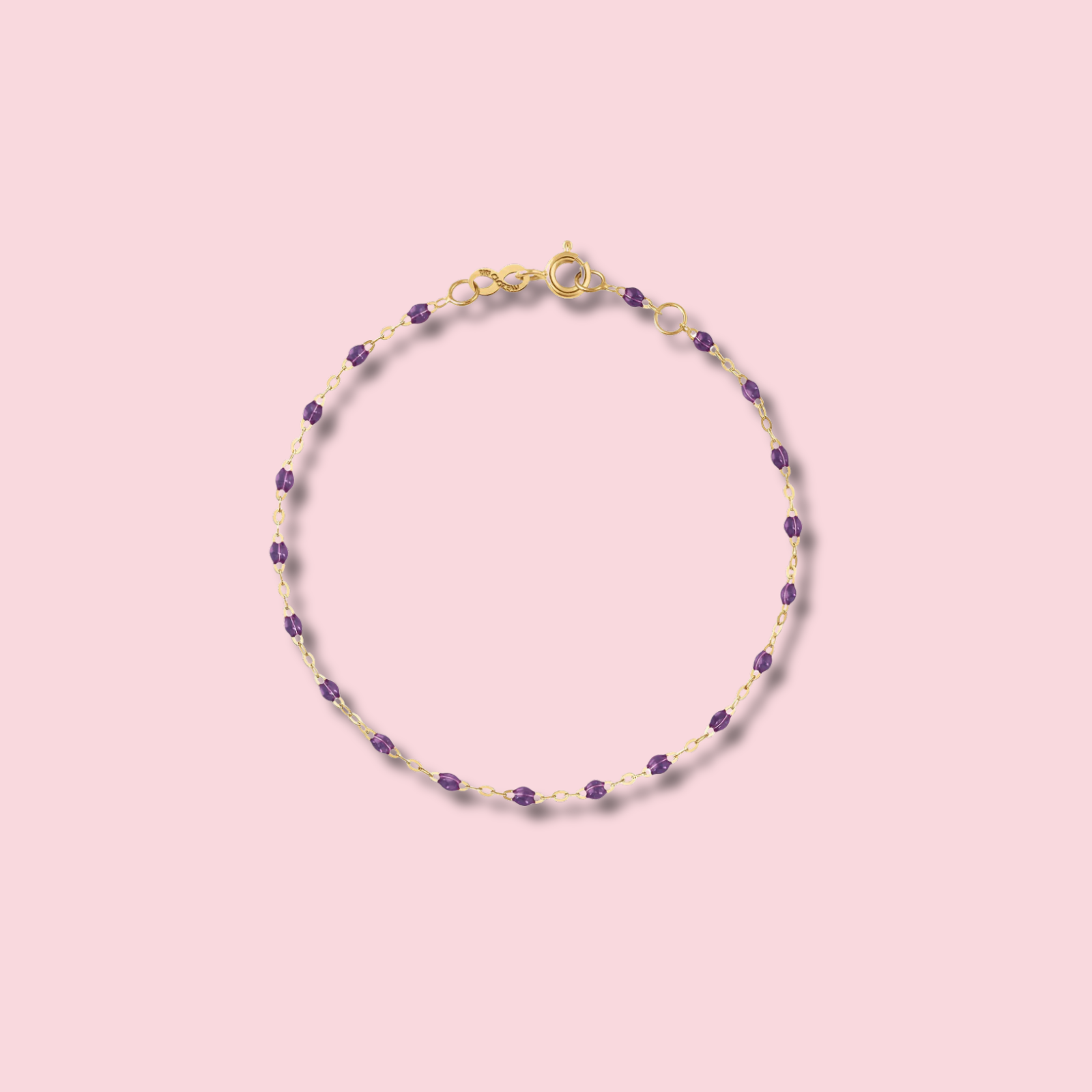 Classic Gigi Bbracelet, Yellow Gold, 6.7"