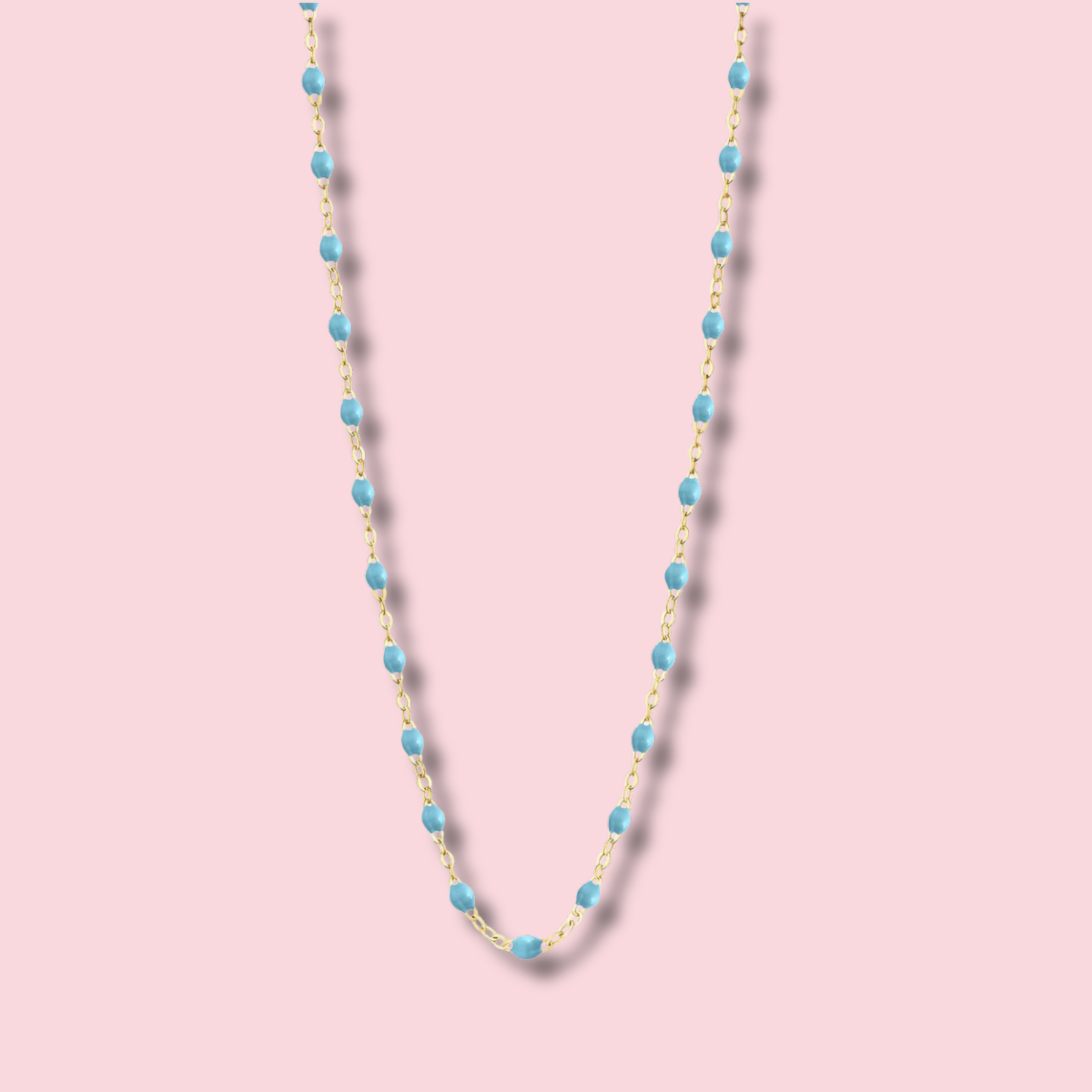 Classic Gigi Necklace, Yellow Gold, 16.5"