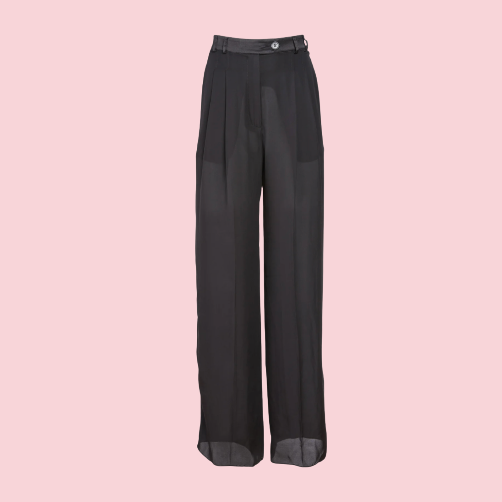 Silk Georgette Wide Leg Pants