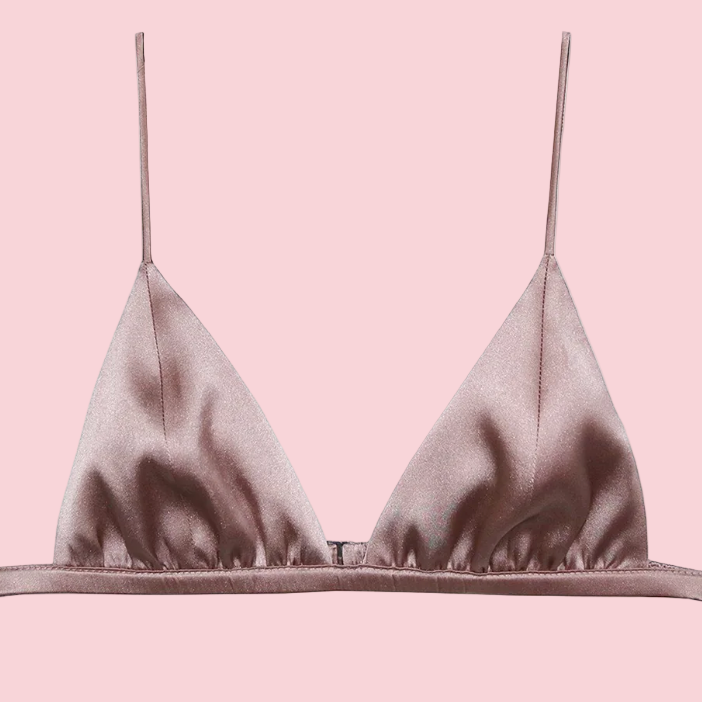 Tan Luxe Triangle Bra - Millo Jewelry